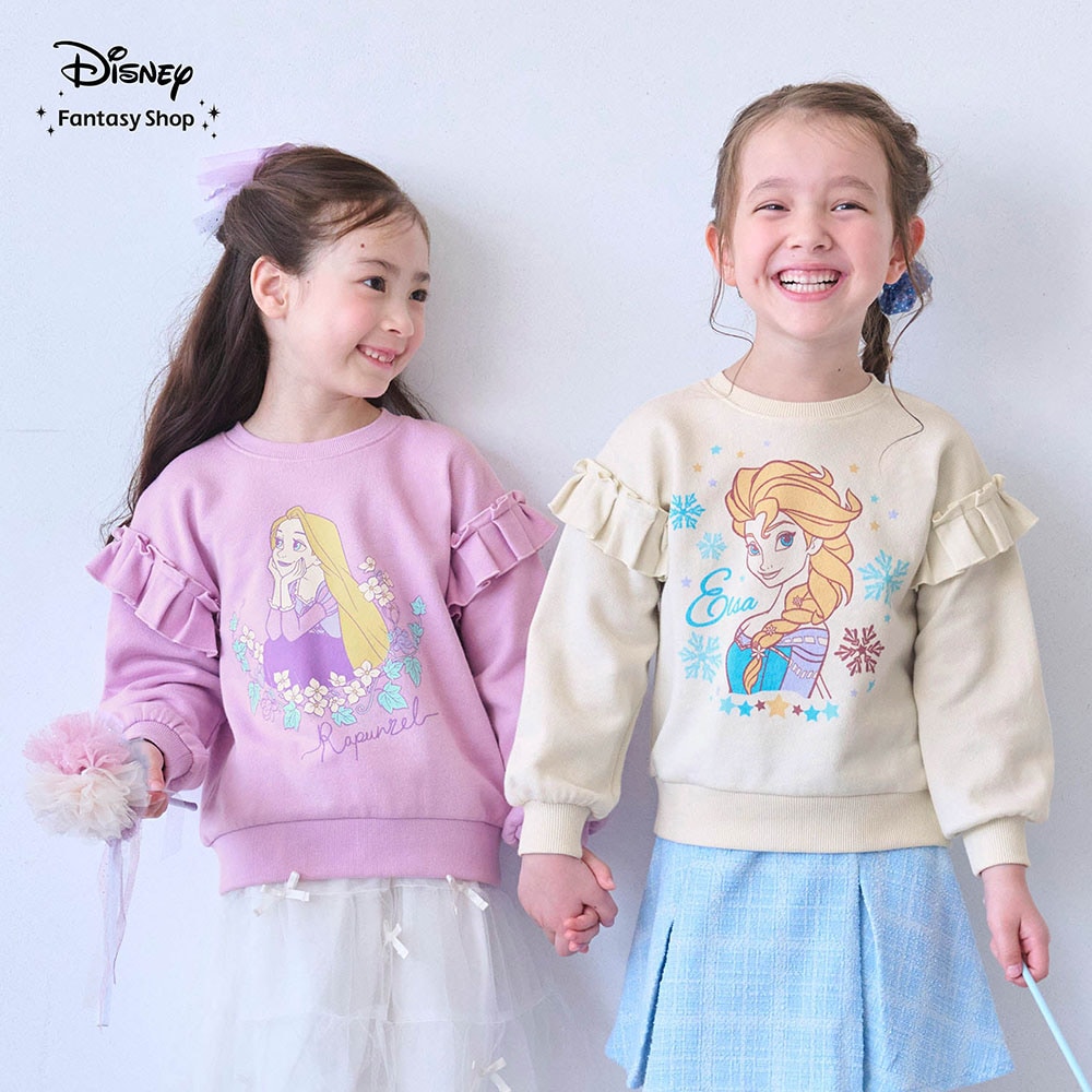 🆕【⭐訂購⭐】 🇯🇵日本直送 🌀#Disney 荷葉邊袖衛衣［2款選］🌀[PLHA-0109] [261001]