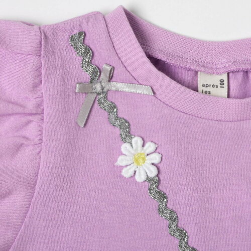 🆕【⭐訂購⭐】🌀 🇯🇵 日本直送 立體花朵🌼手袋剪裁 泡泡袖 上衣［2款選］ 🌀[ELDA-0084][260509]