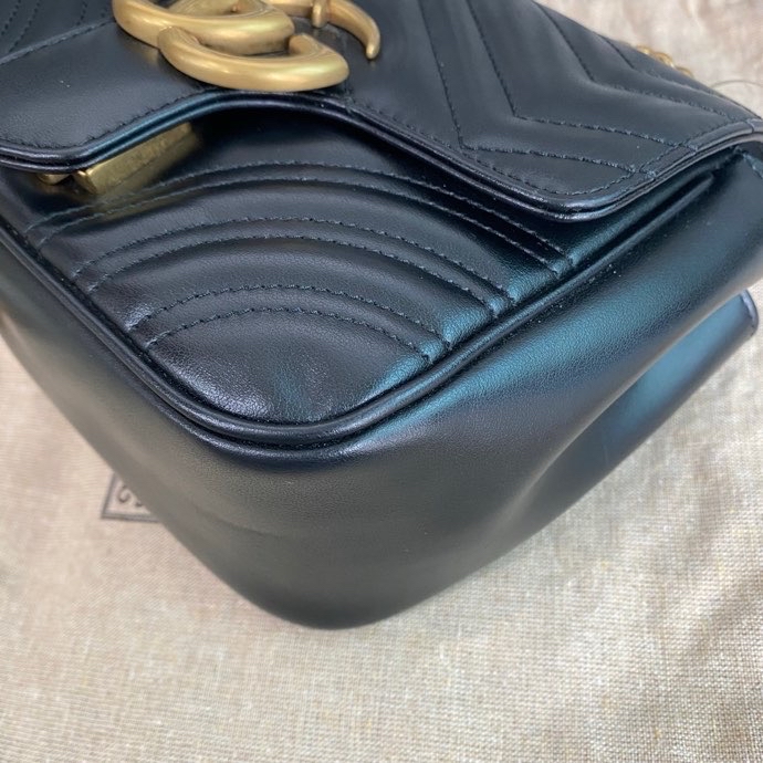 【預訂貨品】GUCCI 黑金方胖子