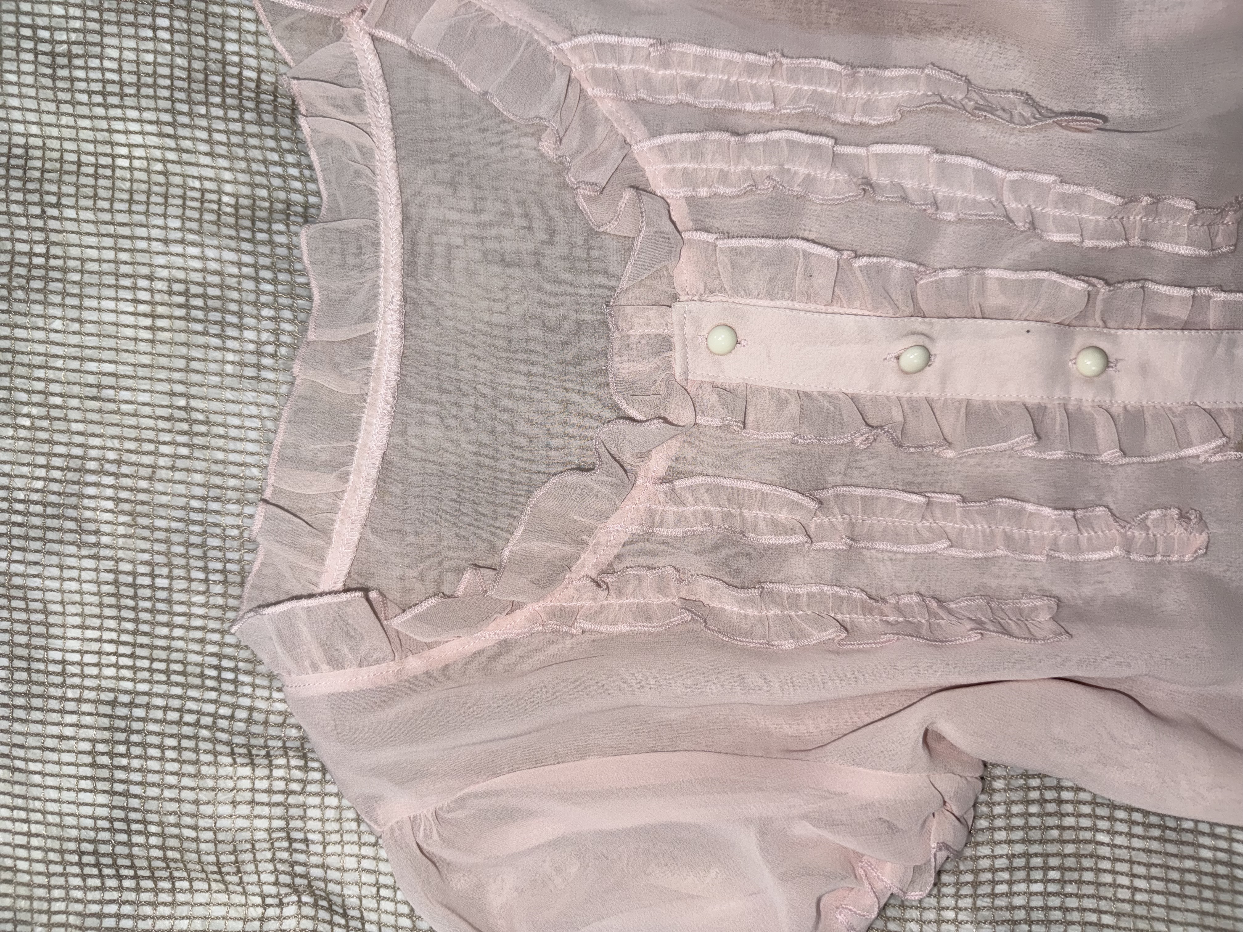 [On Sale]Nana Style Pink Ruffled Top