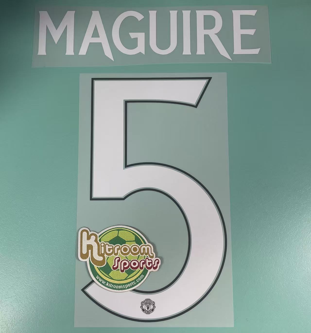 2023-24 Manchester United Home UCL Nameset #5 MAGUIRE