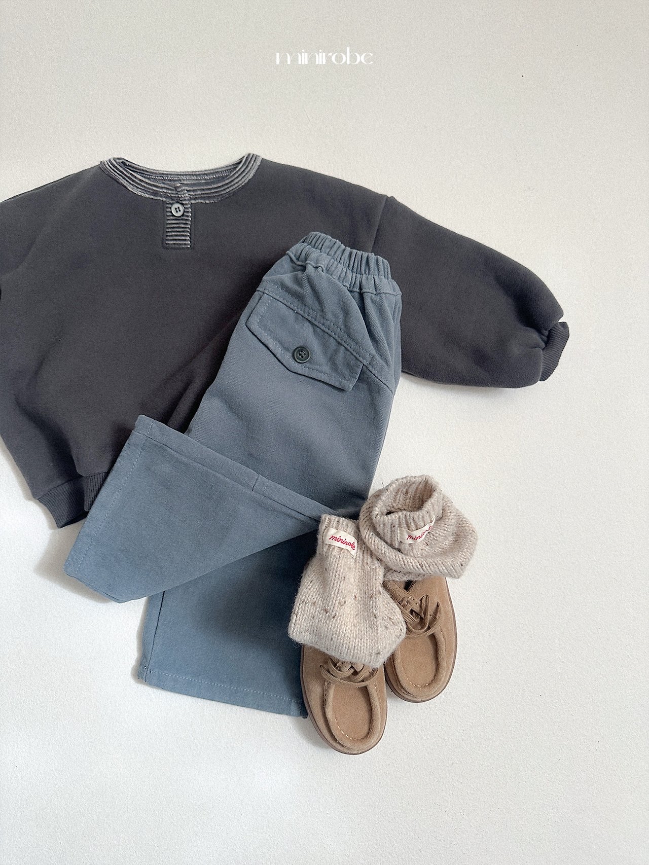 Mnirobe | Button peach pants