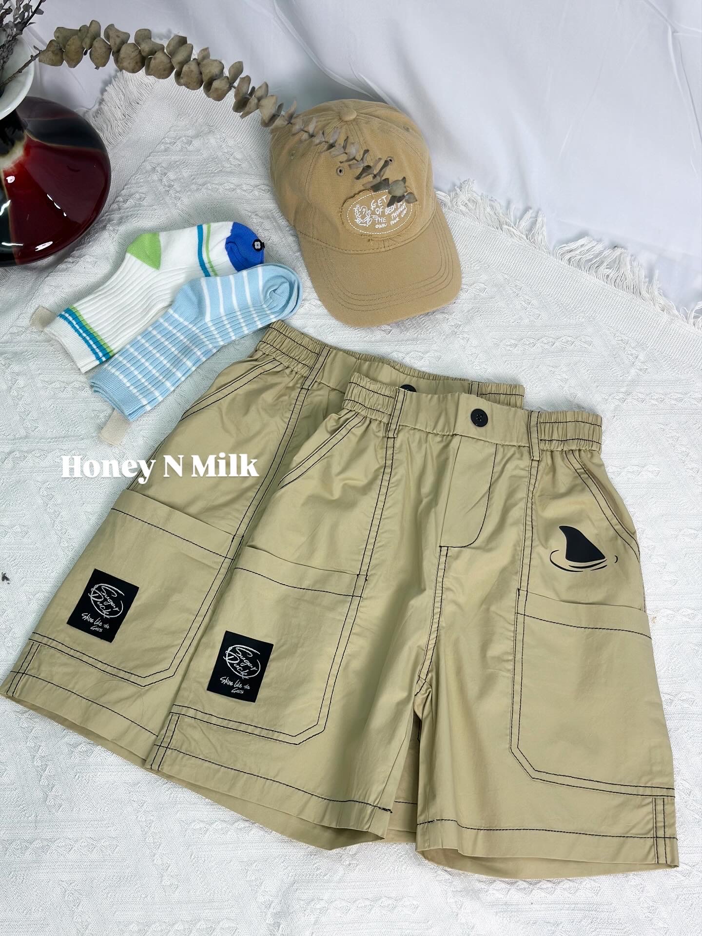 SGD Shark Brown Bermuda Pants