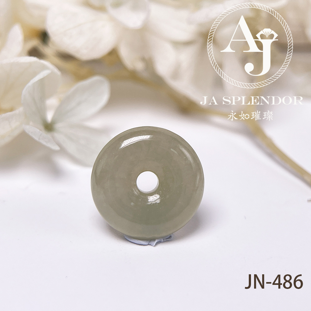 JN-486/487/499 天然翡翠A玉 冰潤大地黃小平安扣