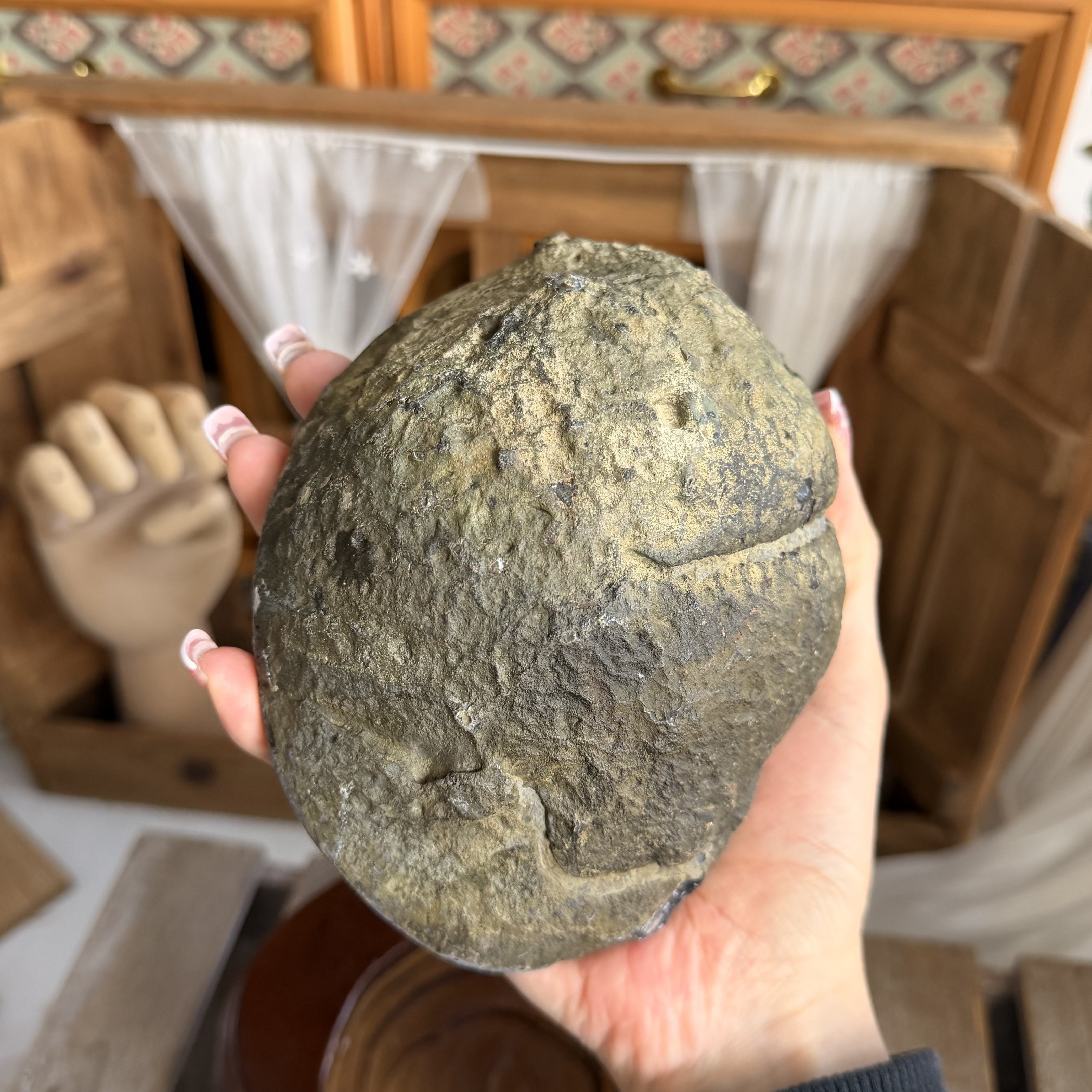 原皮紫晶錢袋子（包底座）