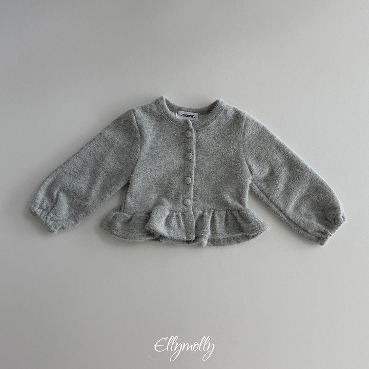 Ellymolly | Snow flower golf frill cardigan
