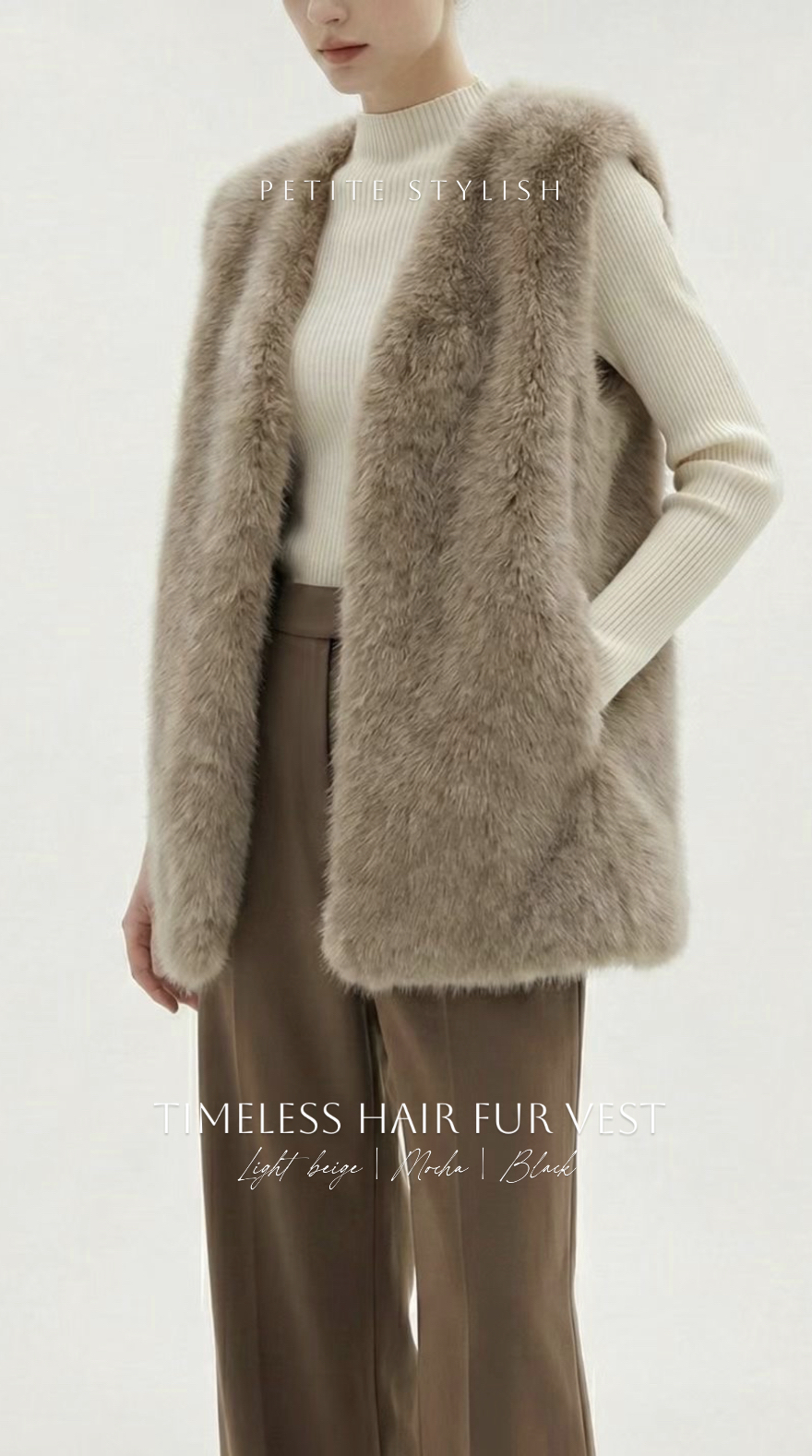 🌷| TIMELESS HAIR FUR VEST 