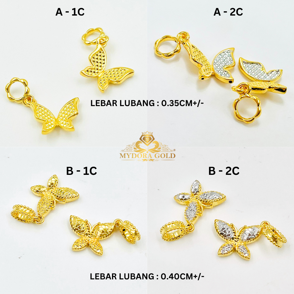 MYDORA Charm Butterfly Aurelia (5G) l EMAS 916/22K