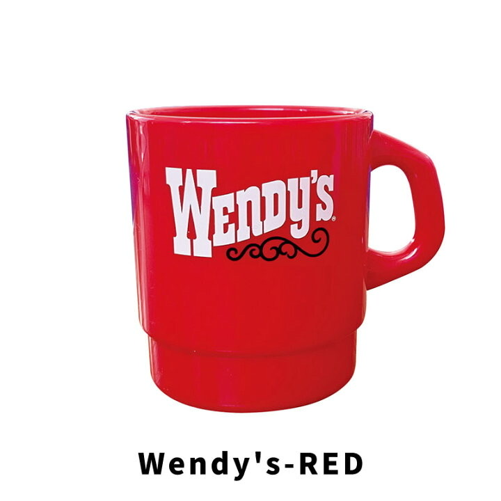 Wendy's 紅膠水杯