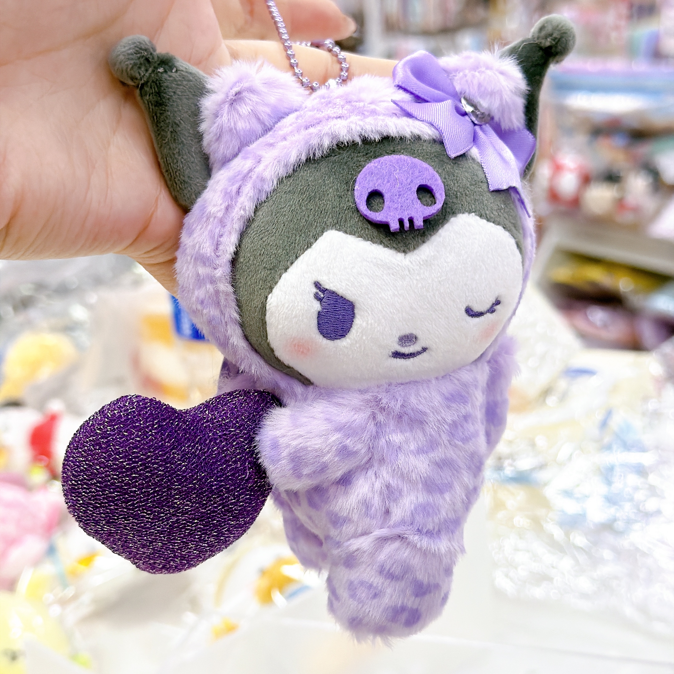 日本直送 Sanrio 心心豹紋貓貓系列掛飾