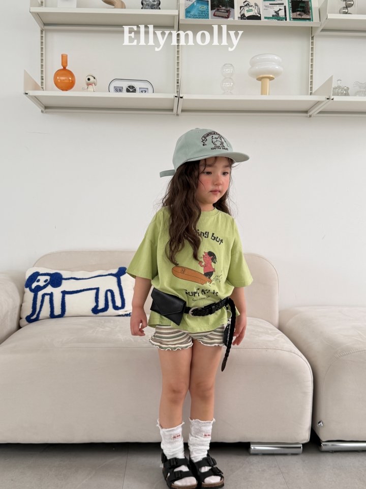 Ellymolly | Stripe pants (Green size 7(100-110)