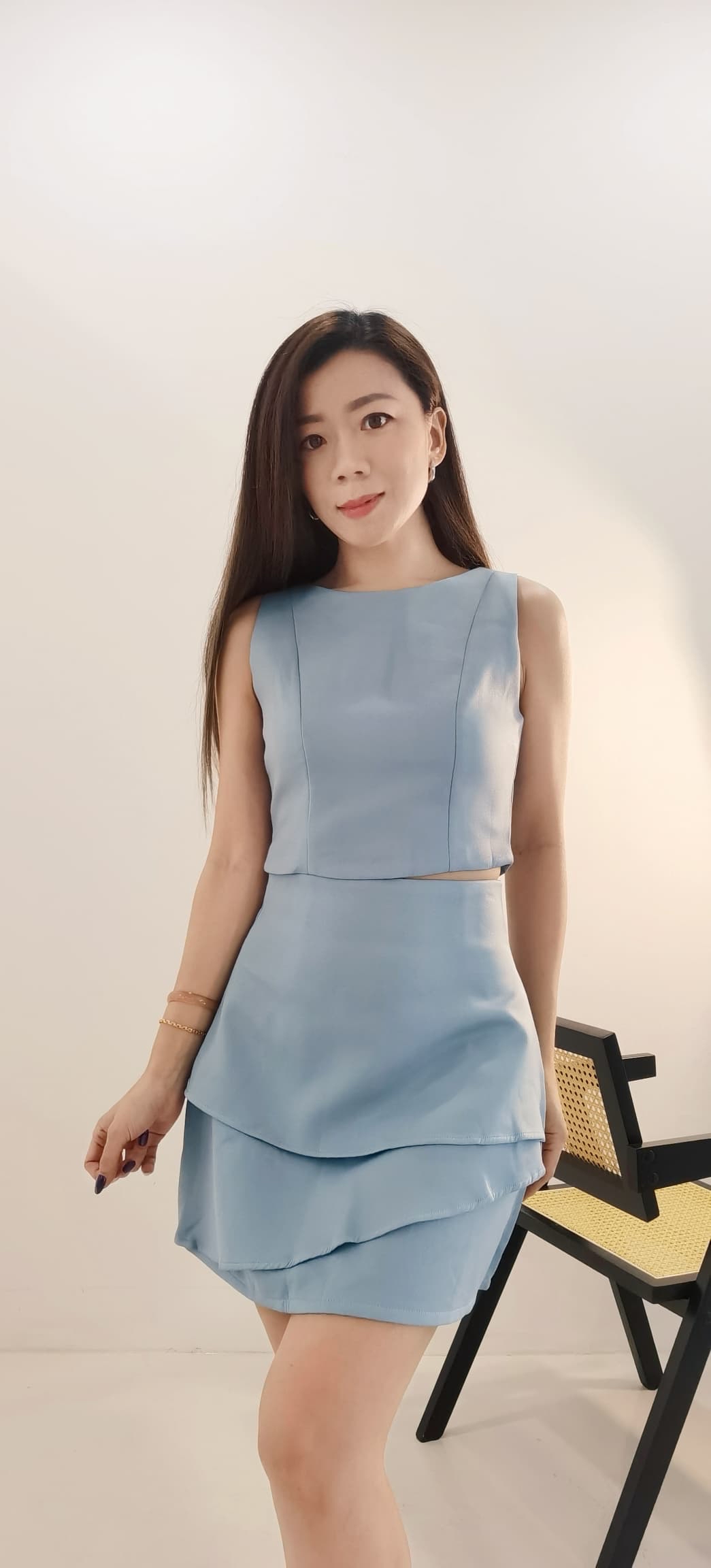 52984 CASUAL SKIRTPANT SET 西装裤裙套装