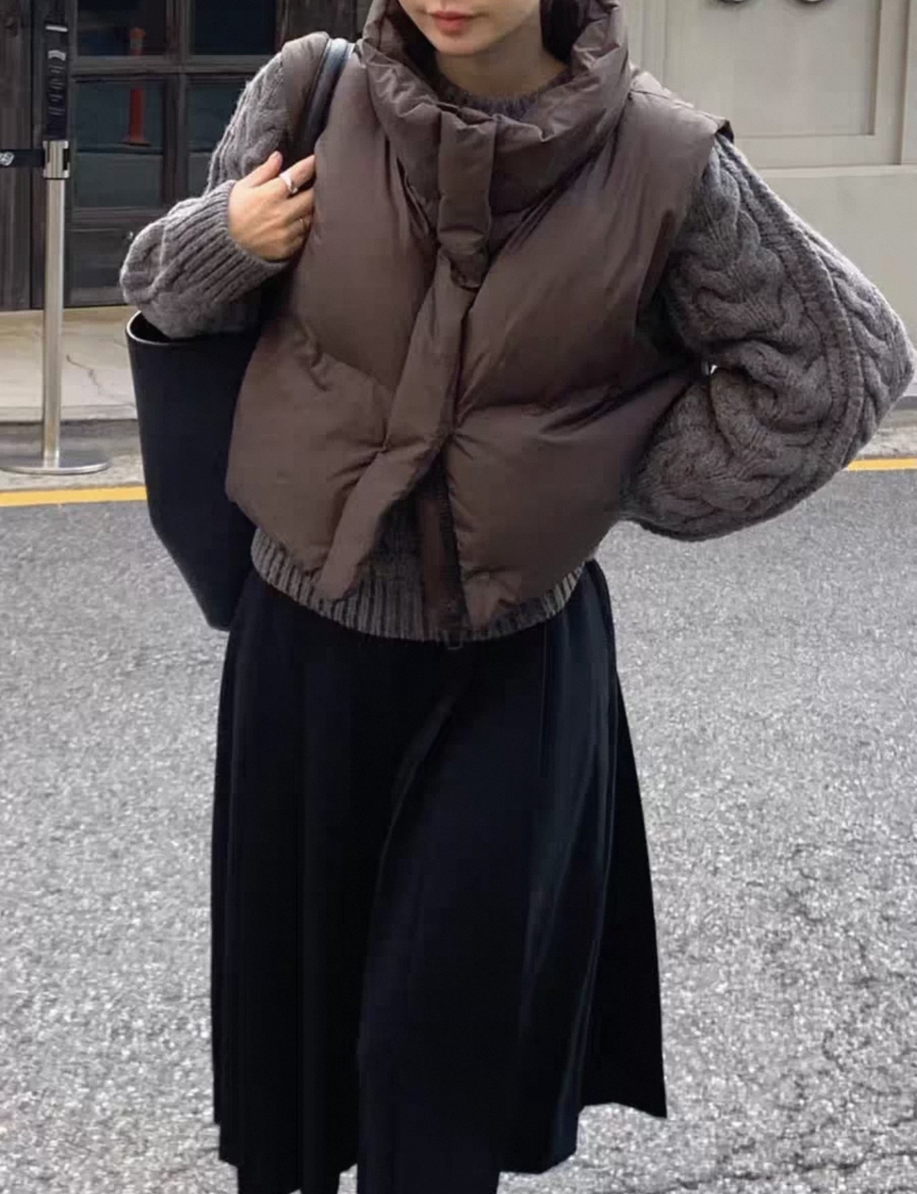 100% goose down vest