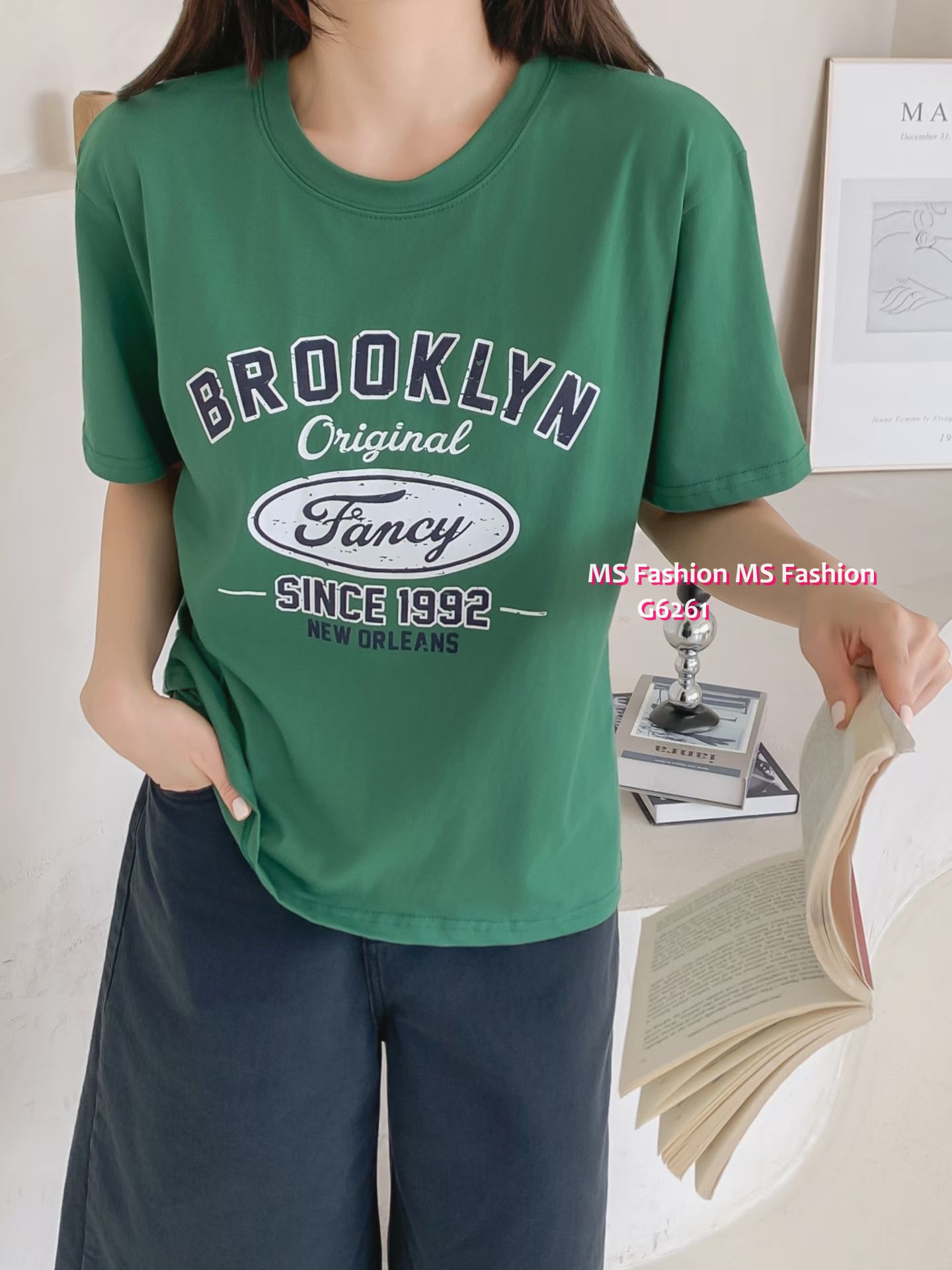 G6261 韓國🇰🇷靚print tee