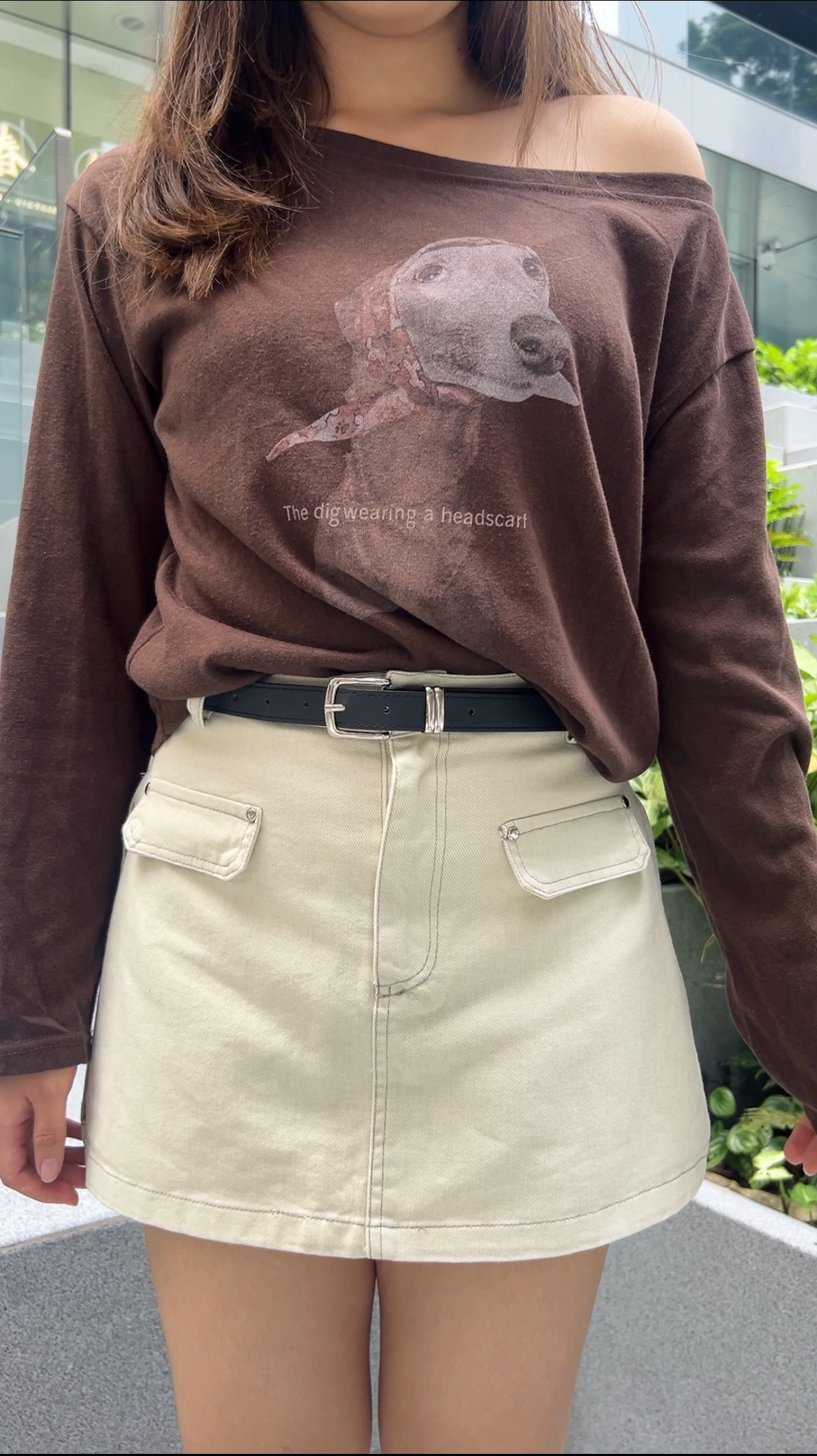 雙層牛仔裙褲 完美遮肚腩