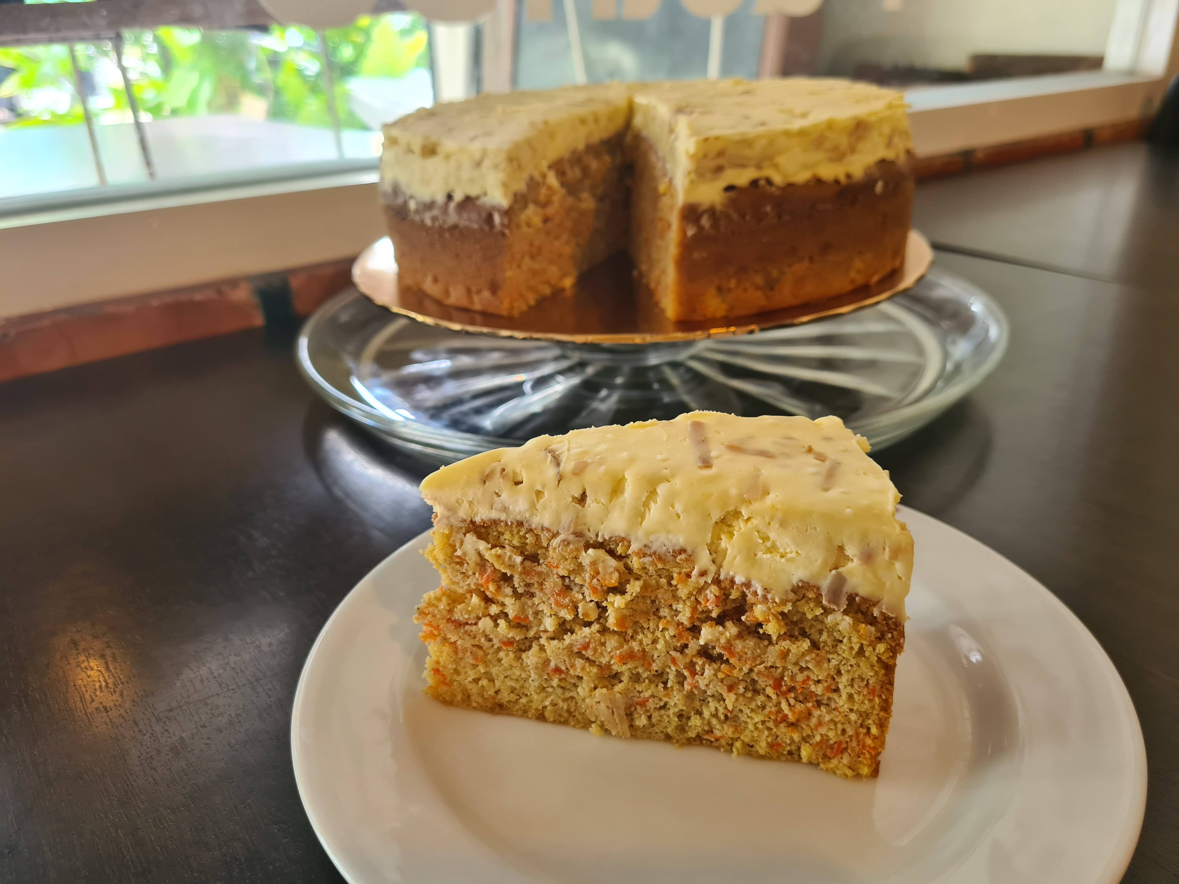 Gluten free, Sugar free Carrot Cake - Pre Order 3 Days Advance