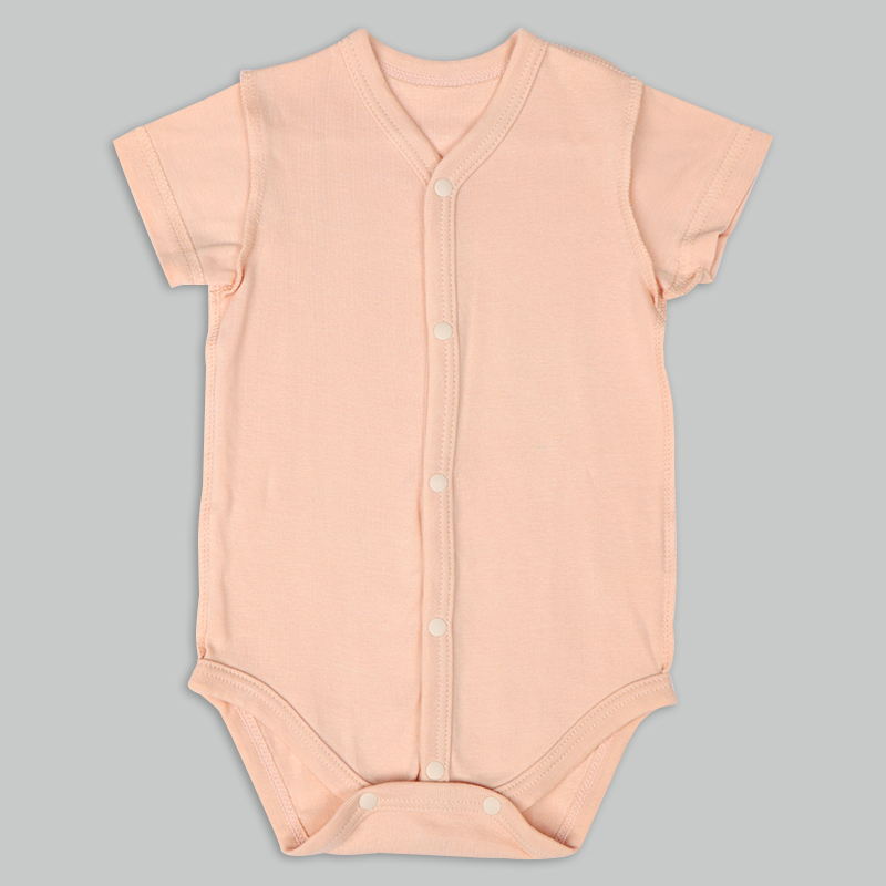 🇯🇵預訂 日本直送🇯🇵櫻桃印花純棉前開式短袖包屁衣兩件套