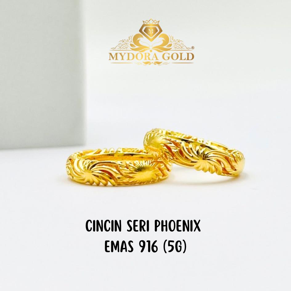 MYDORA Cincin Seri Phoenix (5G) l EMAS 916/22K