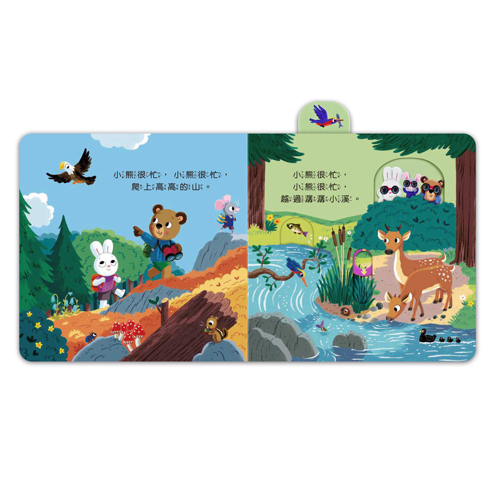忙碌的小熊-露營旅行趣