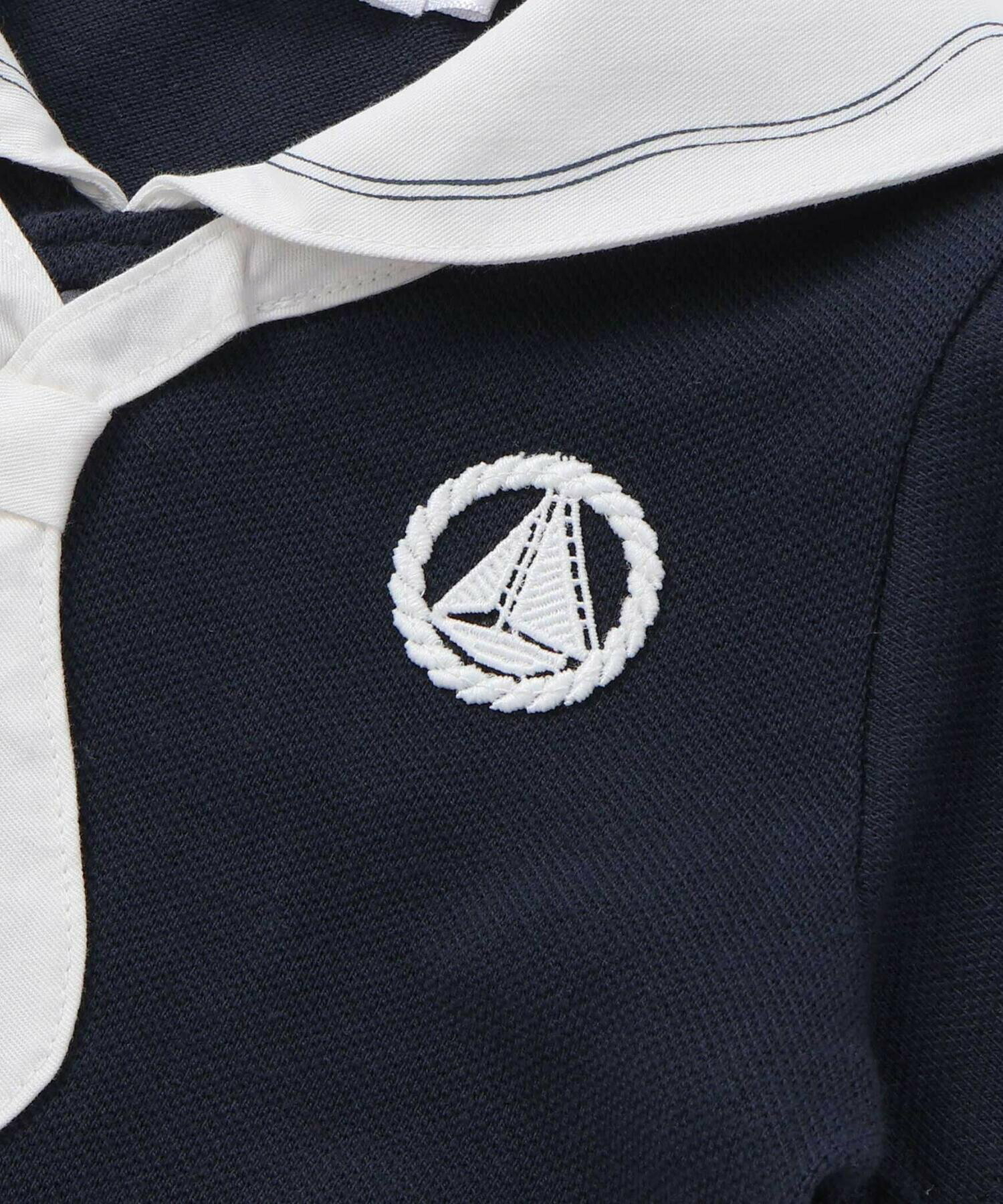 🇯🇵預訂 日本直送🇯🇵Slap Slip Baby兩色海洋風水手領短袖連身服