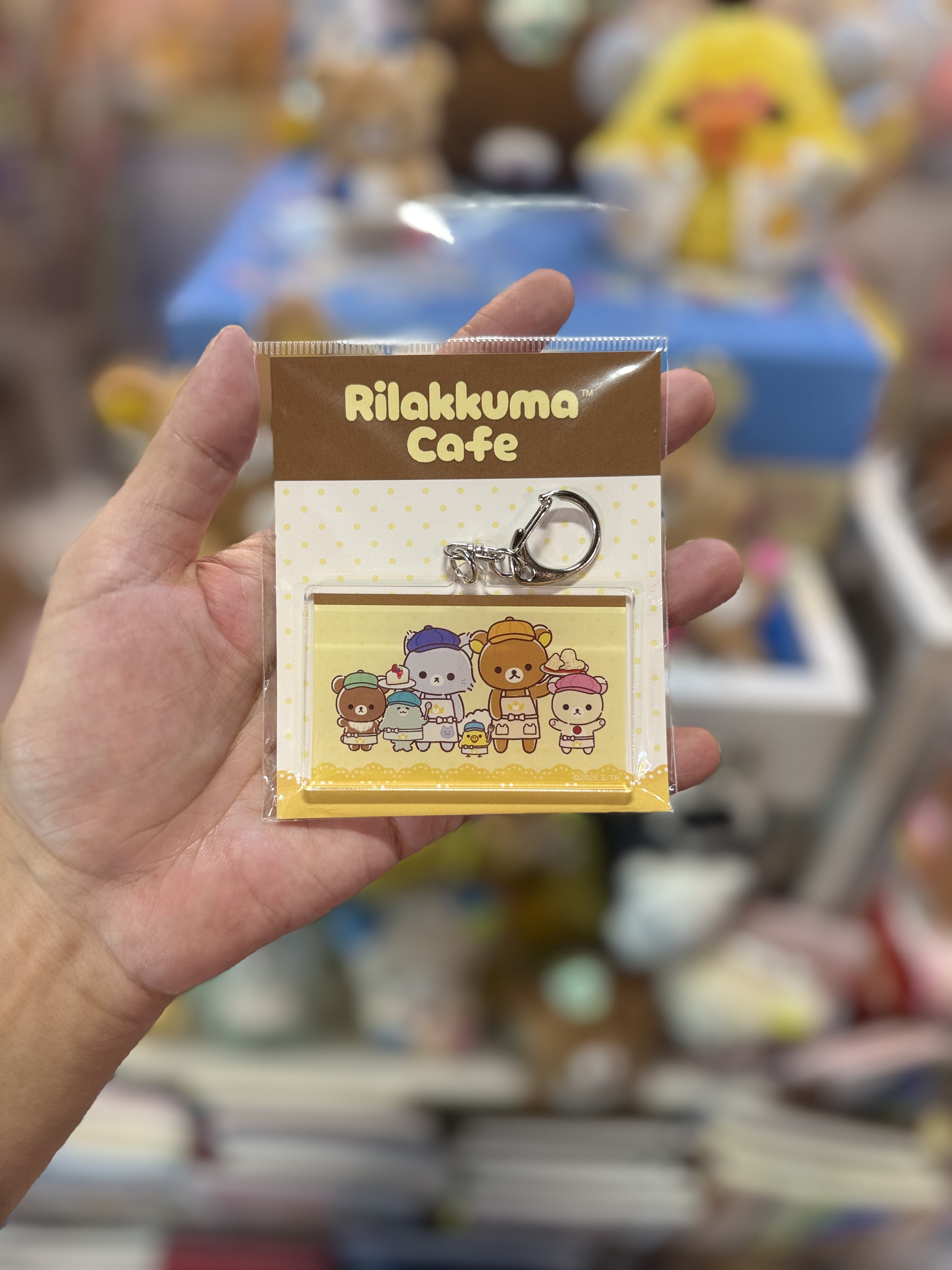 《現貨》全新日本rilakkuma 動畫cafe限定匙扣