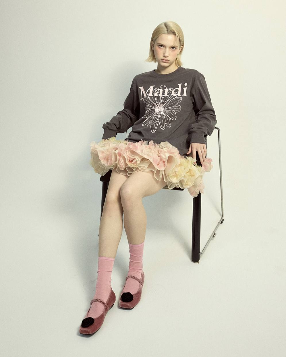 MD87 MARDI: Tshirt Long Sleeve Flowermardi