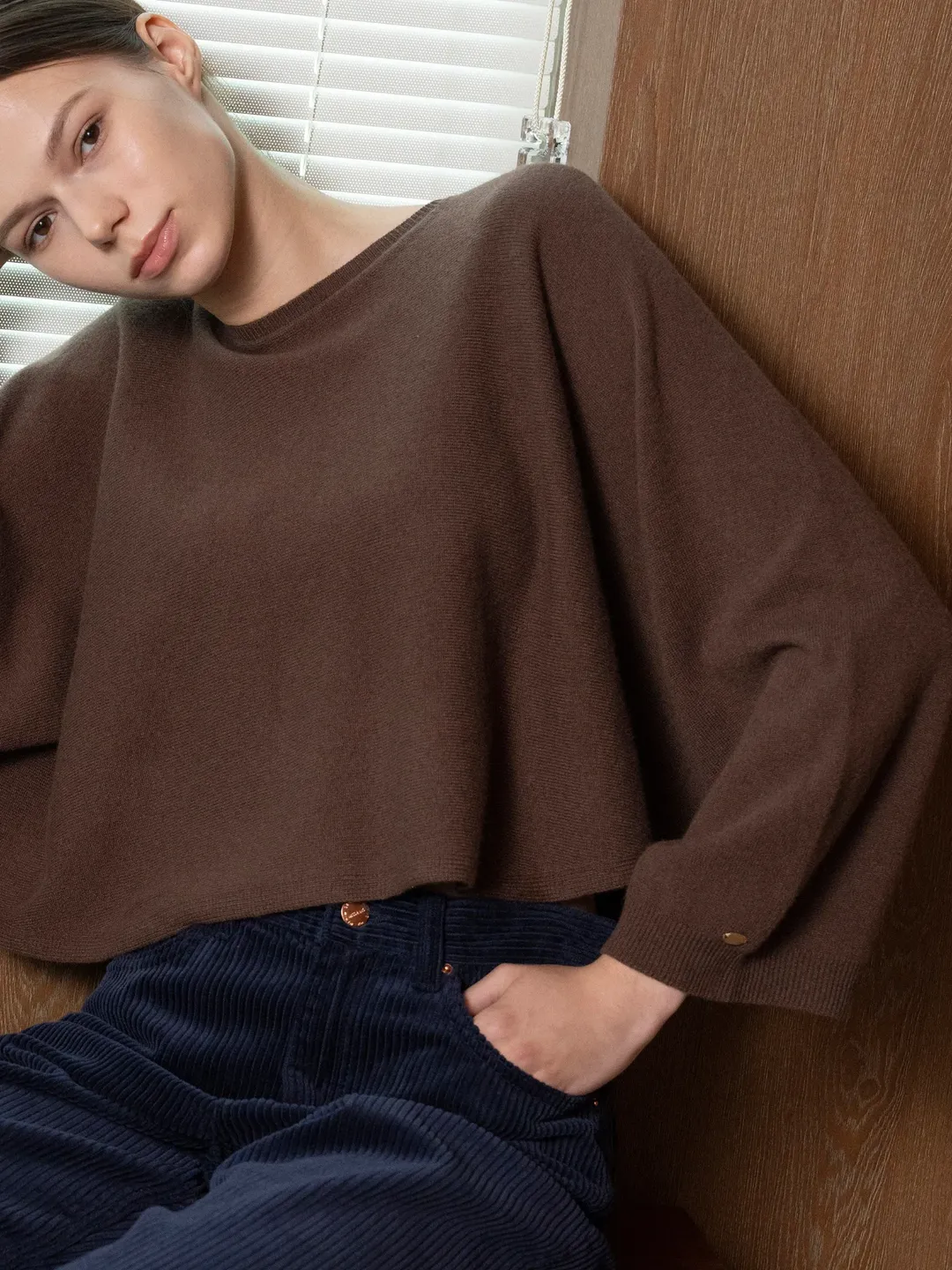 TOP09_09 超細羊毛蝙蝠袖短knit (3色)