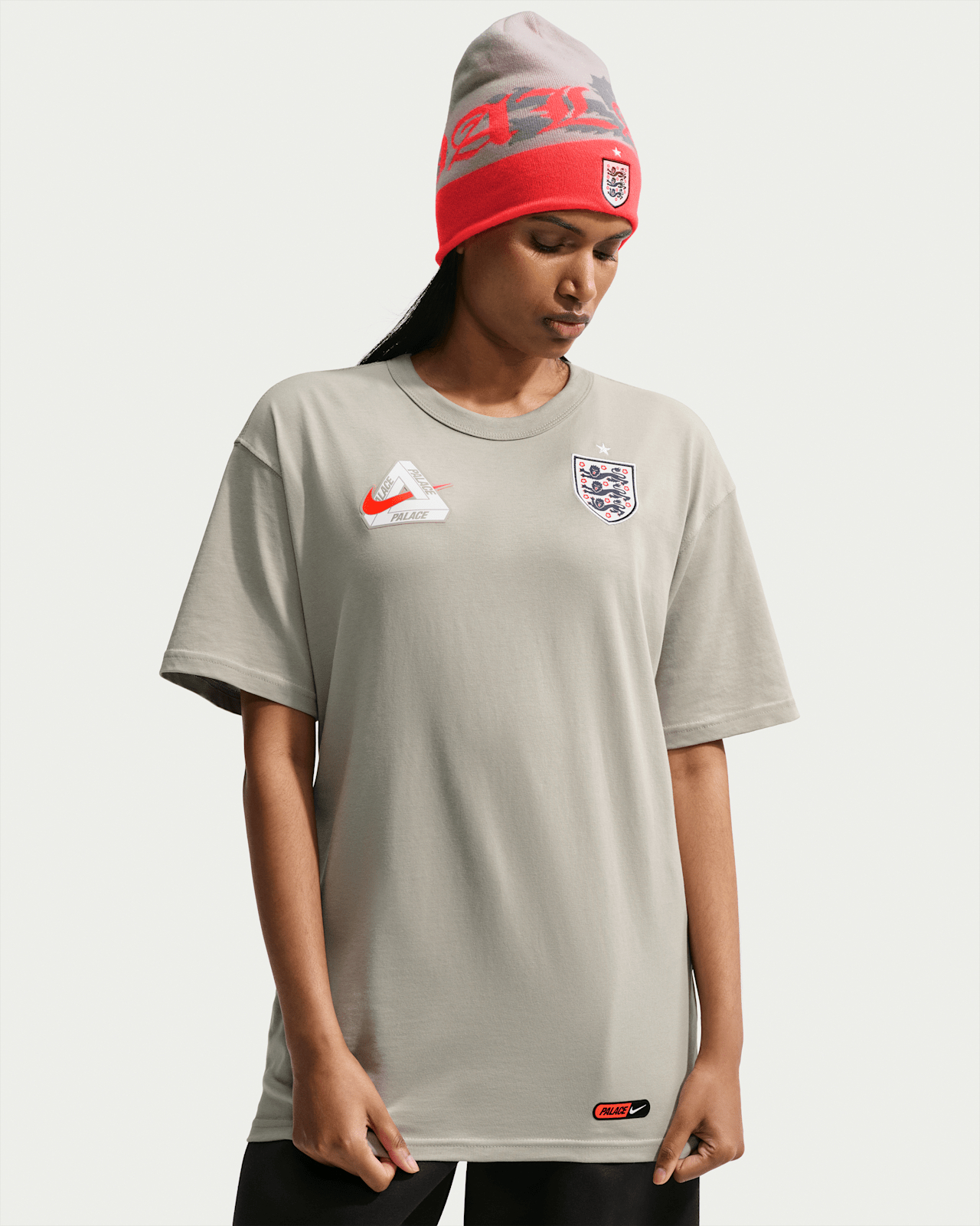 Nike England 英格蘭 x Palace 限量版灰色T-Shirt IM6598