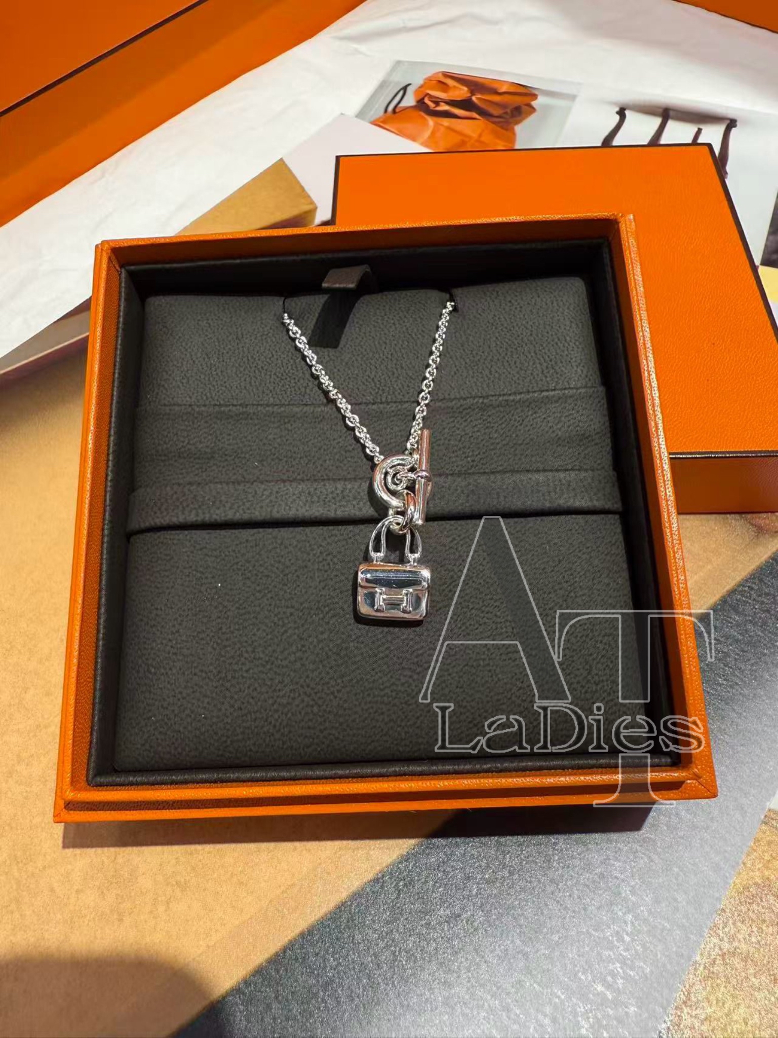 Hermes愛馬仕康康925純銀項鍊