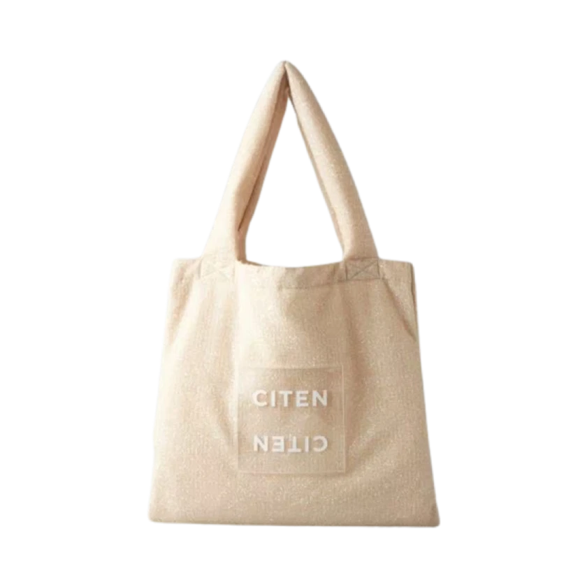 日本直送CITEN Sparkling Clear Logo Tote Bag