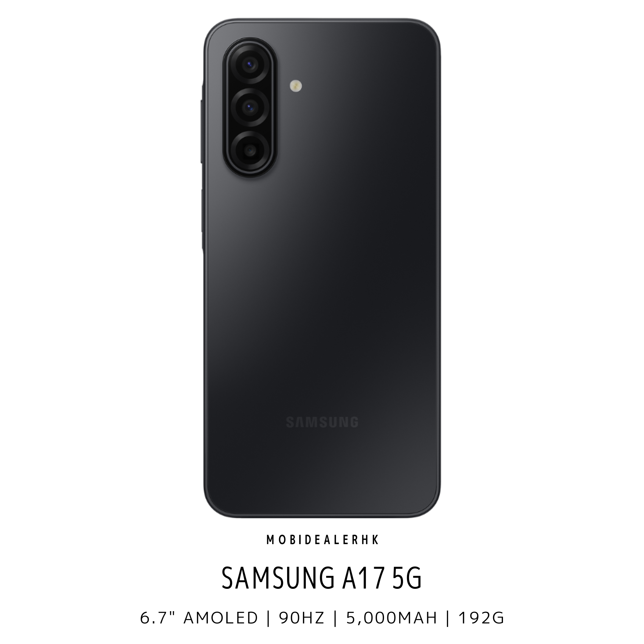 Samsung A17 | 三星 A17 | 5G | 智能手機 | 6.7 吋 90Hz Super AMOLED 大屏幕 | 5000 萬像素 OIS 防手震相機 | 5000mAh 大容量電池