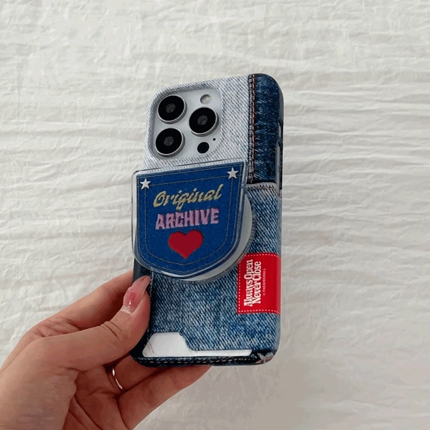 🇰🇷訂購｜THE NINE MALL｜Vintage denim patch label   SET   