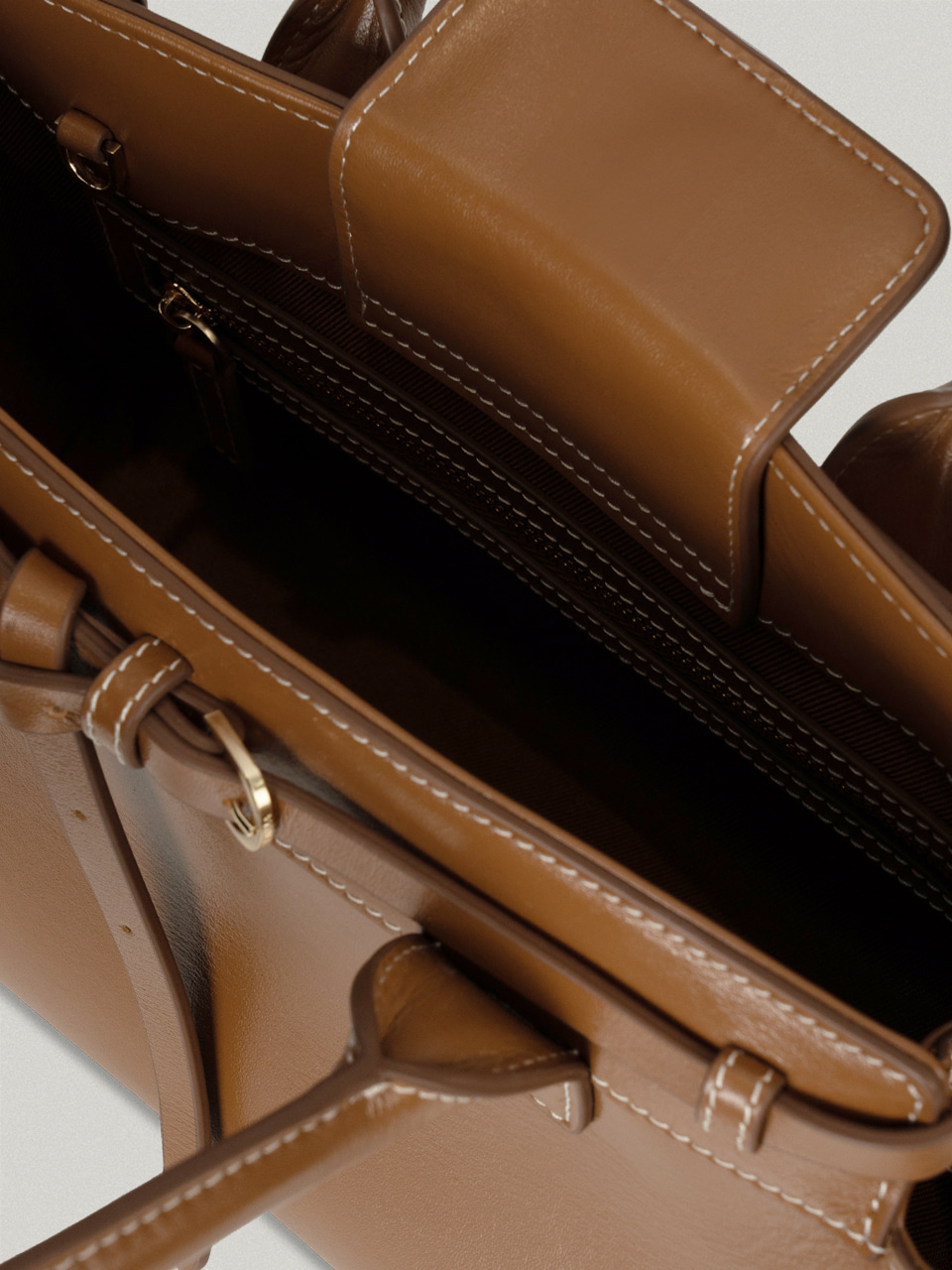 Mini Anneau Bag - Vintage (Black) & Plain (Ercu) & Sitch (Caramel)