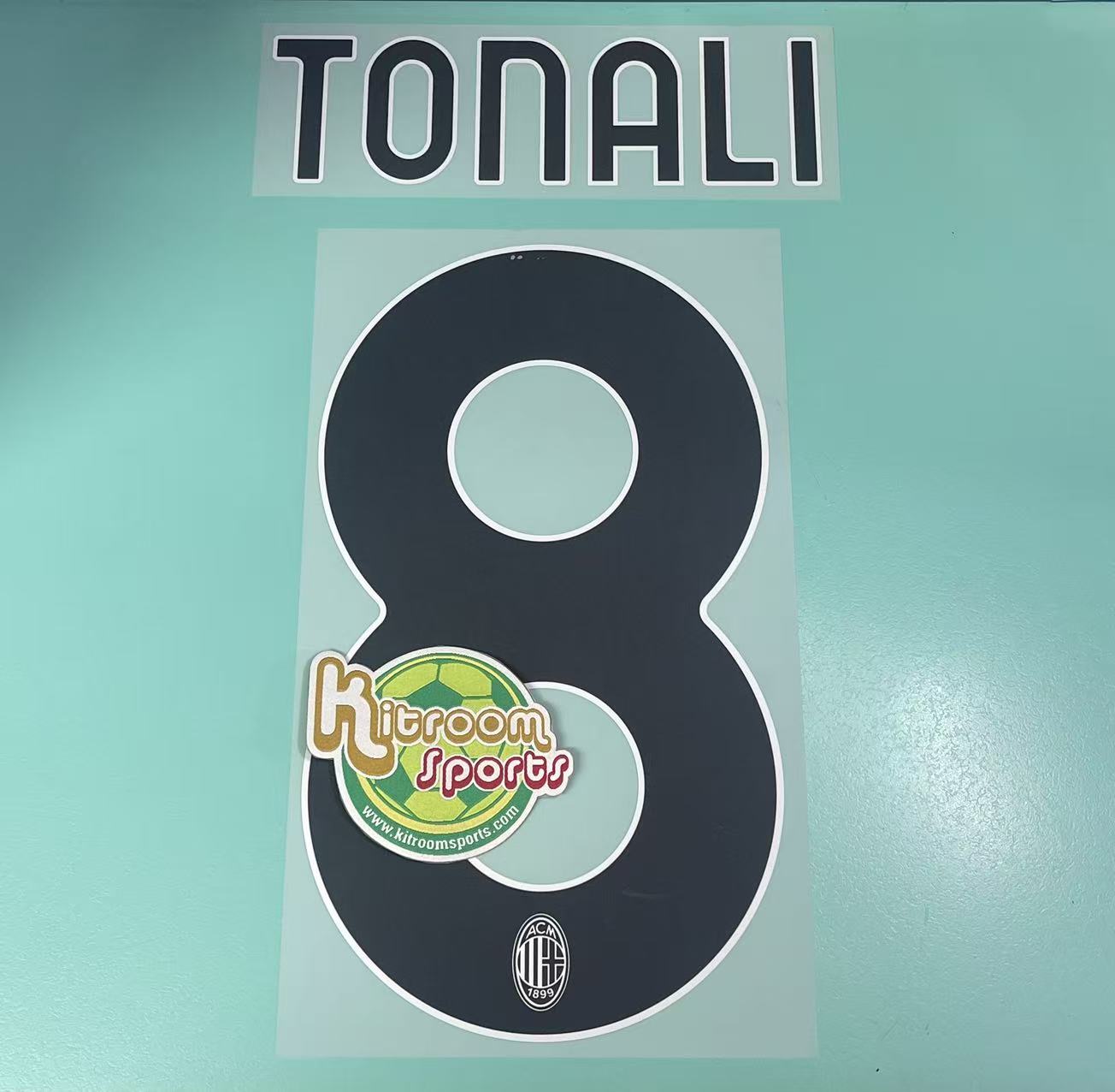 2023-24 AC Milan Home Nameset #8 TONALI