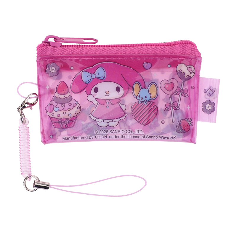 My Melody Mini PVC Mesh Bag w/ Spiral Cord 迷你PVC袋電話繩
