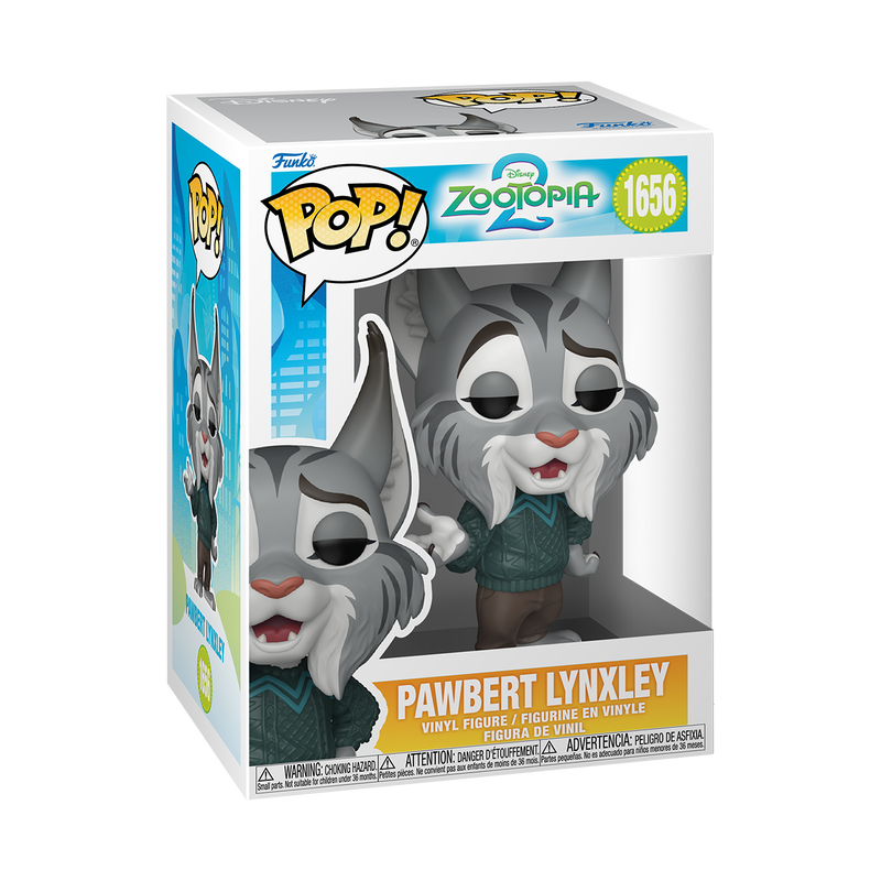 📦訂購 美國代購 Funko POP! Disney Zootopia Pawbert Lynxley Figure 優獸大都會 模型