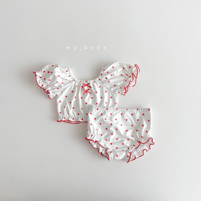 🇰🇷mybebe 泳衣+帽