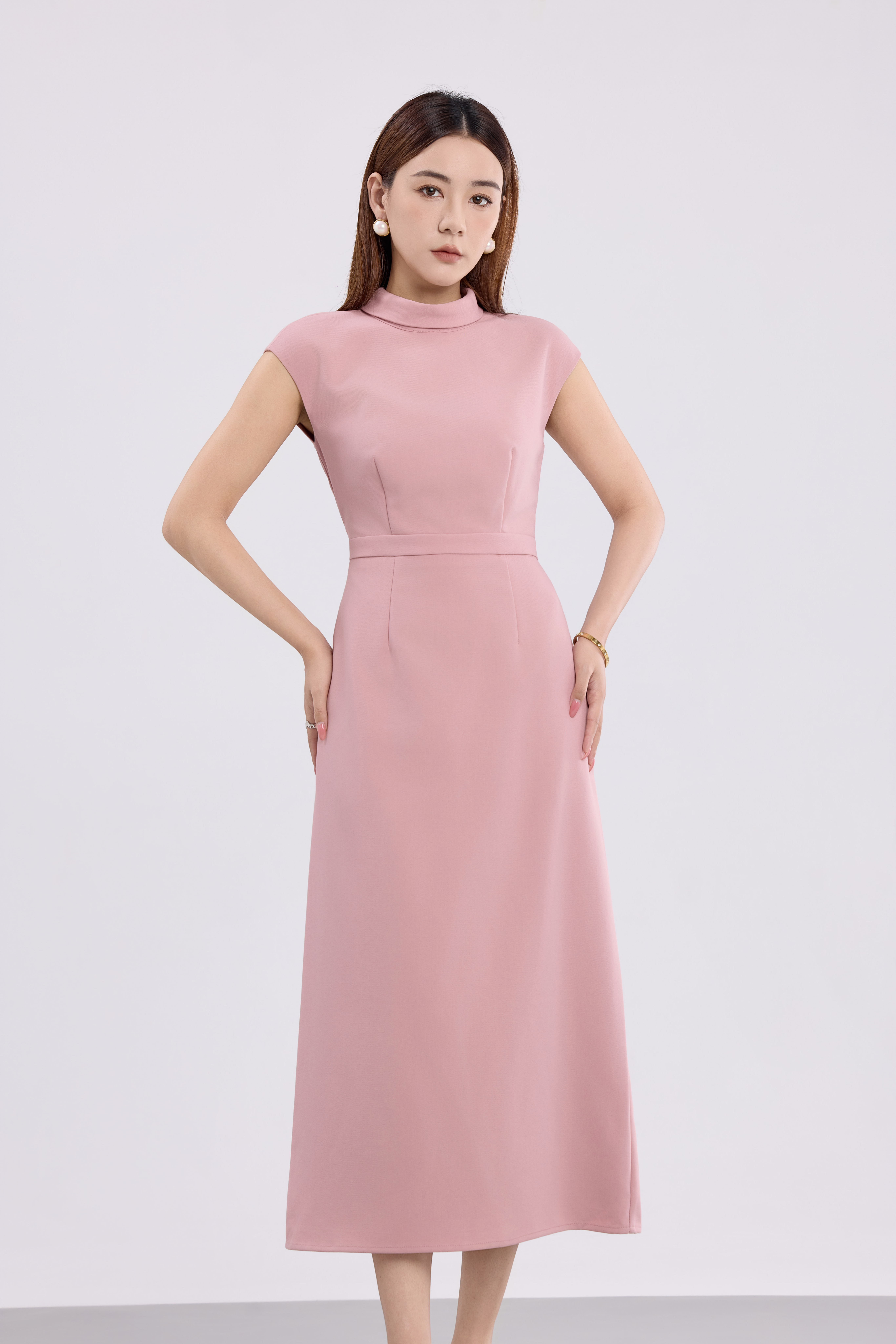 14241328 Aurora Open-Back Elegance Dress