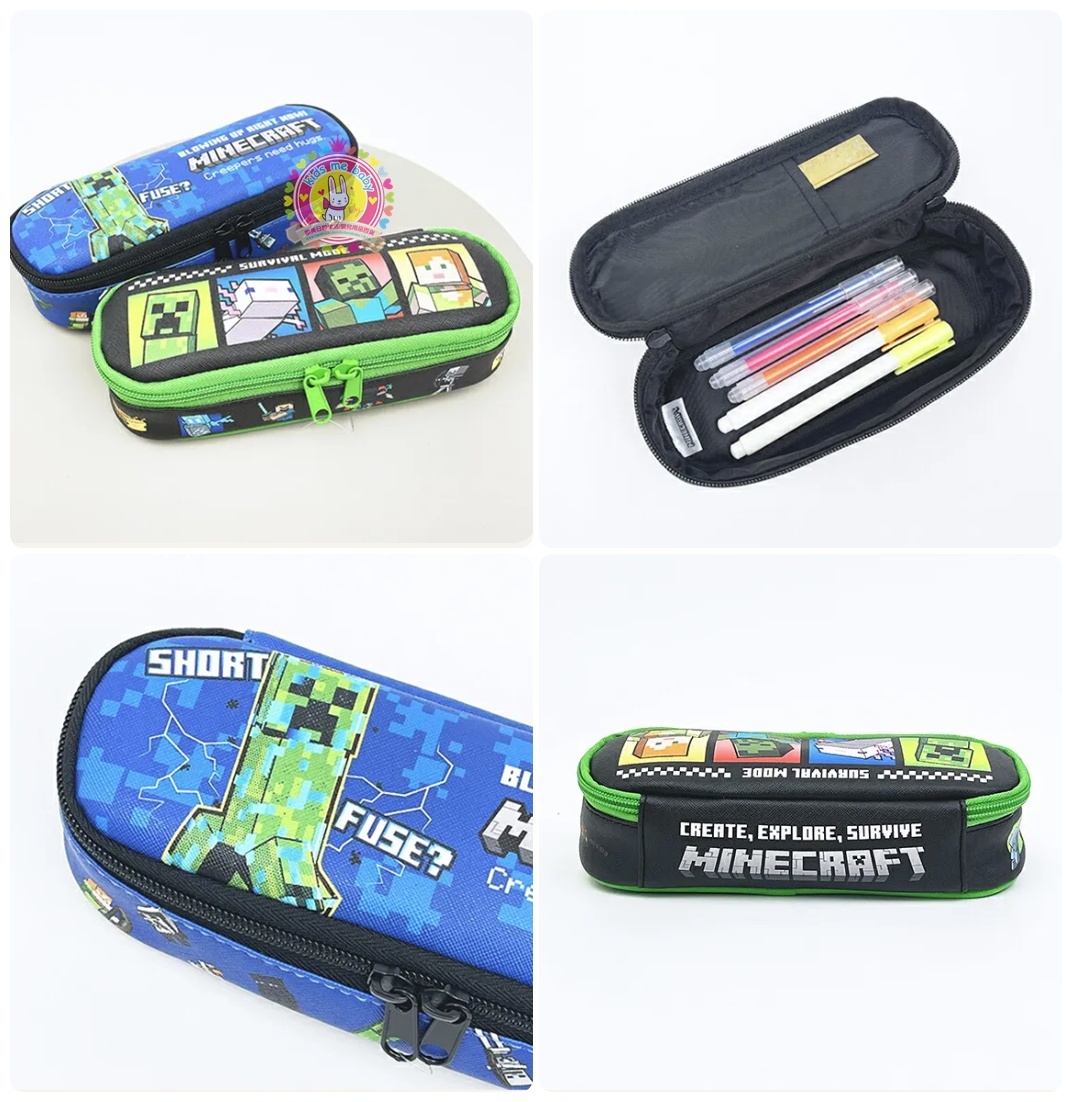 Minecraft 筆袋-綠色 MCT-FO2-343  ⏰預購商品-2月底左右到港⏰