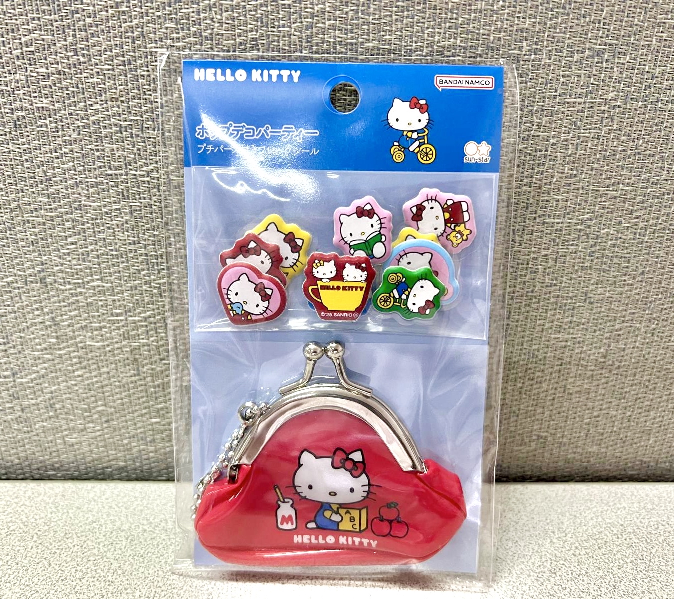 🎌日本直送🎌Sanrio 迷你散子包掛飾加貼紙