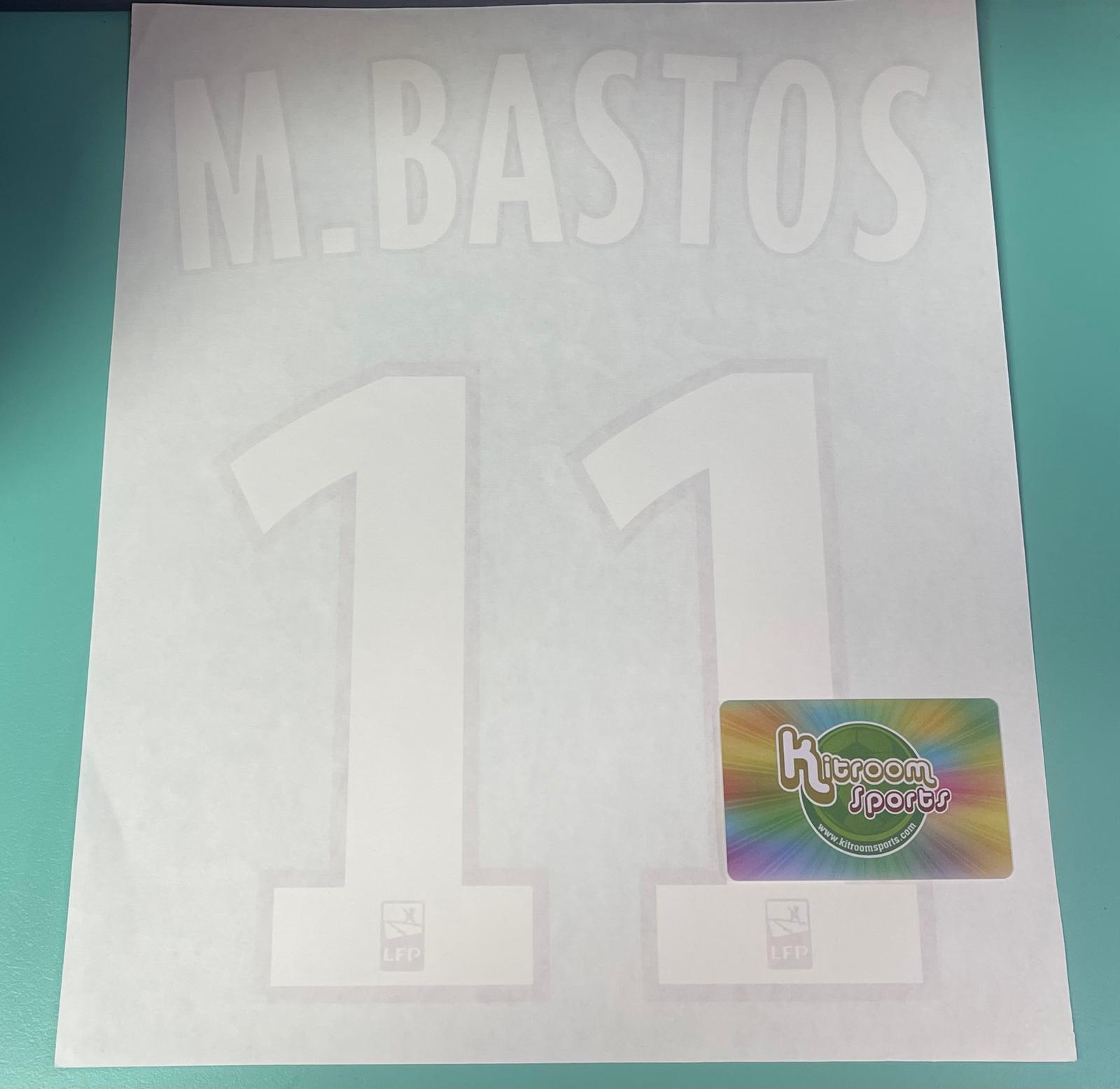 2012-13 Olympique Lyonnais Away Nameset #11 M.BASTOS