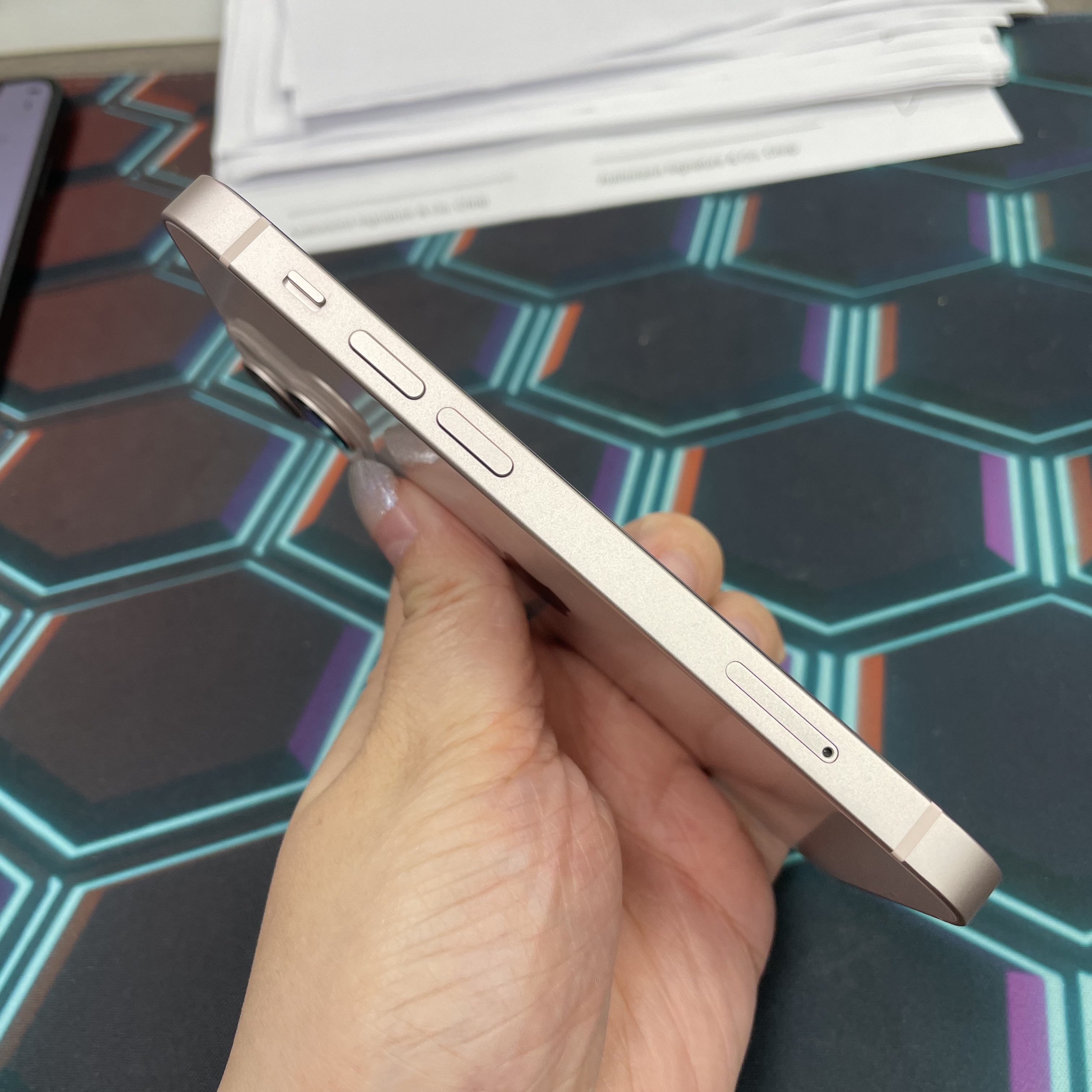 *7549 13 mini 完美機 128GB 電100 粉色 pink