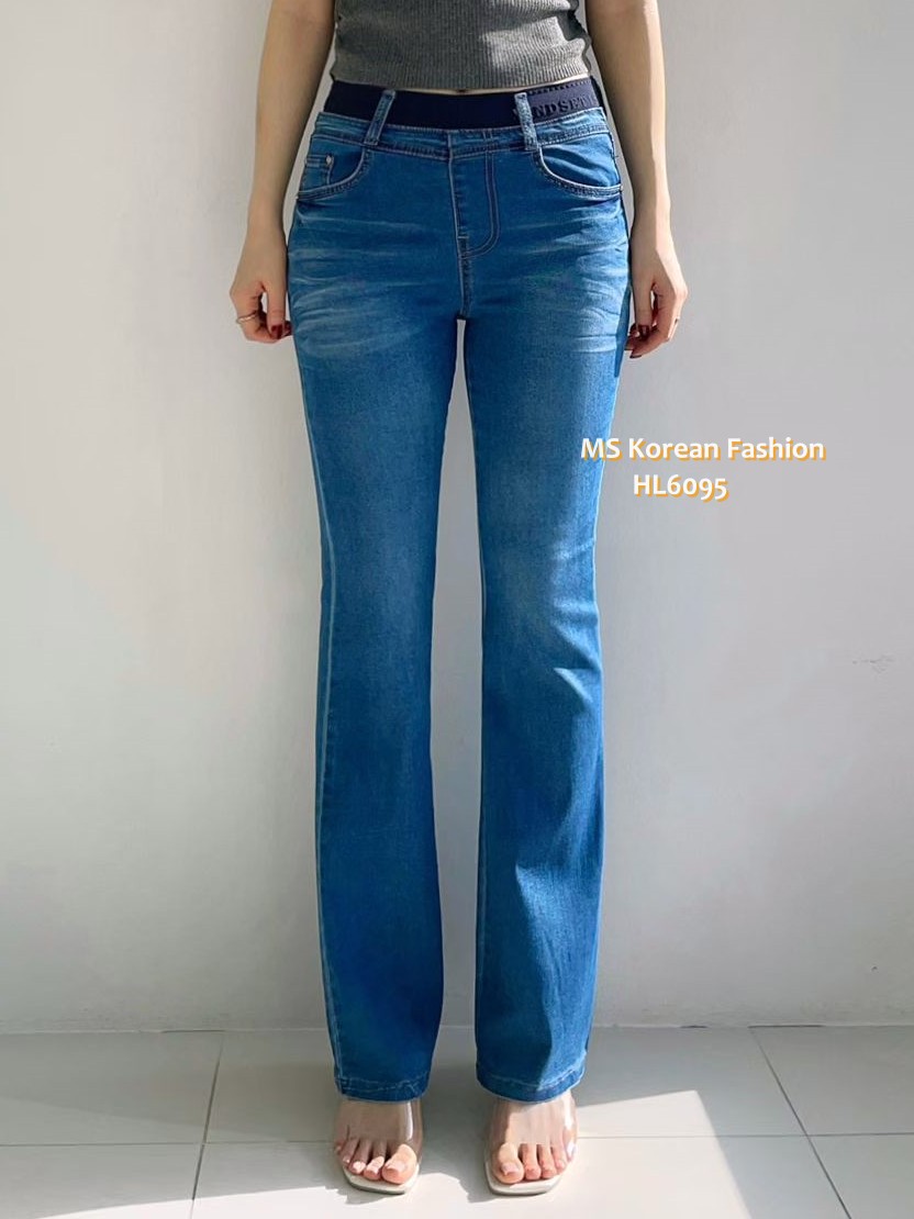 HL6095 韓國🌼Howluk牛奶面料全橡筋喇叭牛