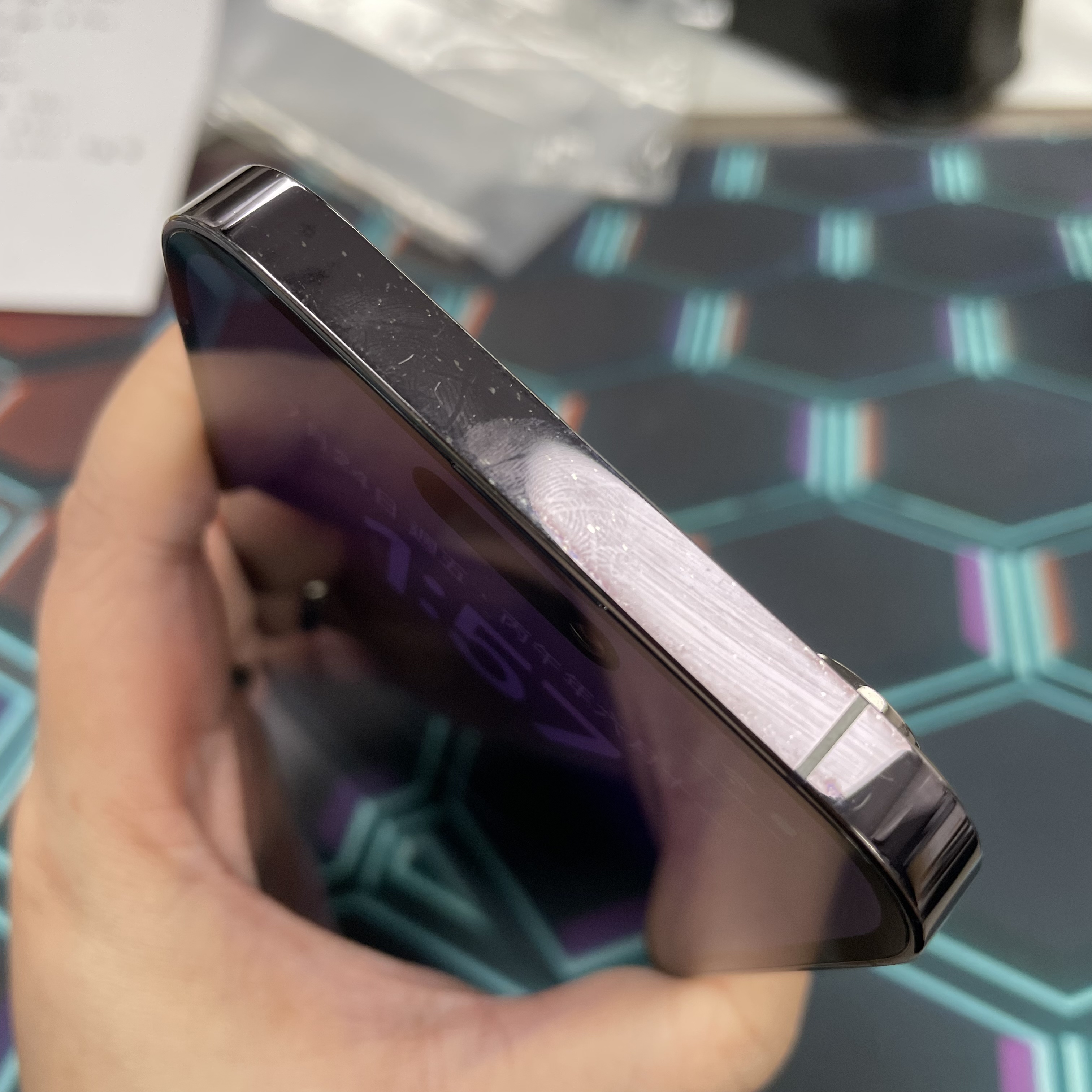 *7136 14 Pro max 超靚機 256GB 電77 紫色 purple