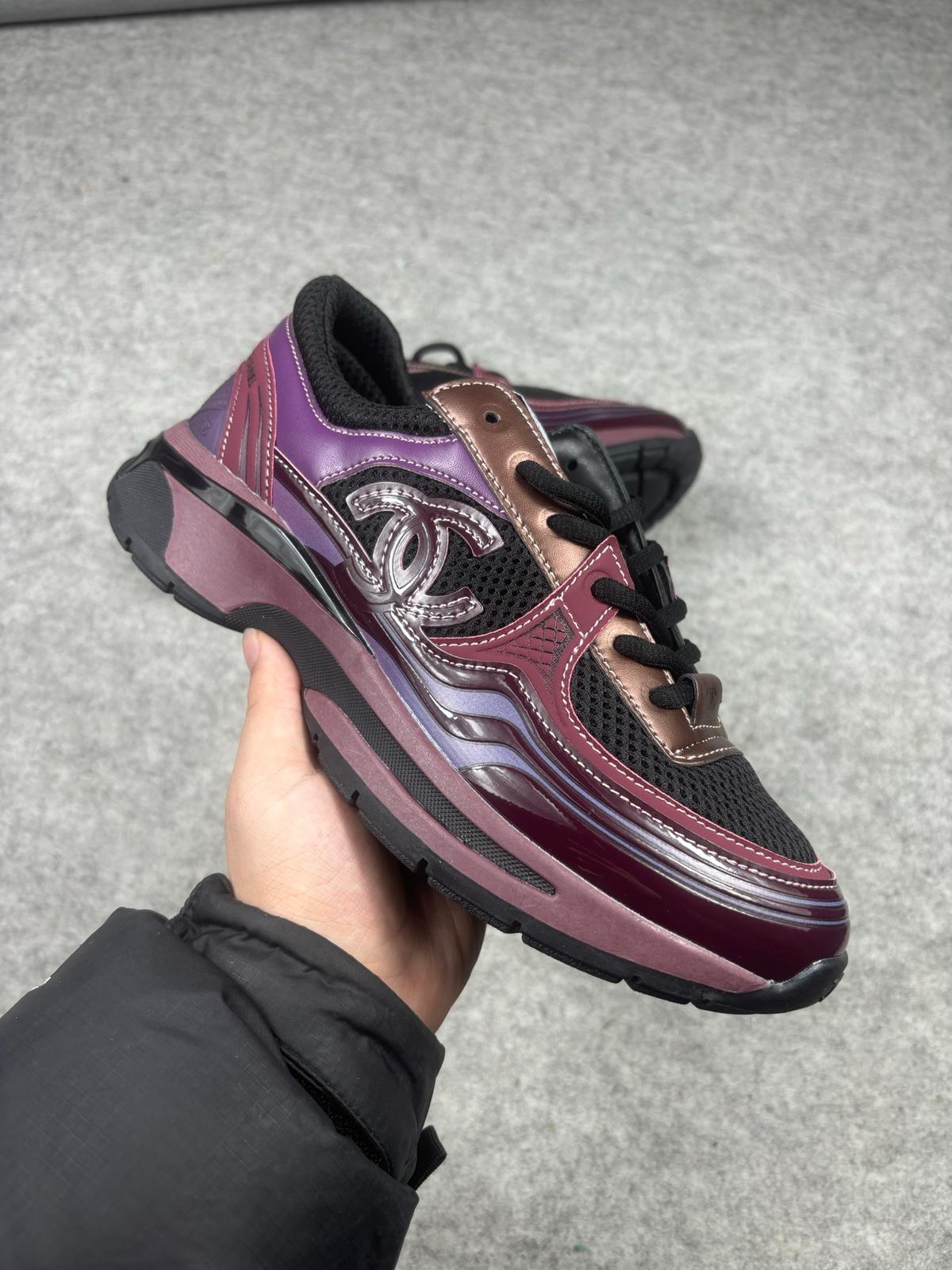 $499對/多色,👟 Chanel 23C早春 皮革 徽標 銀角大王