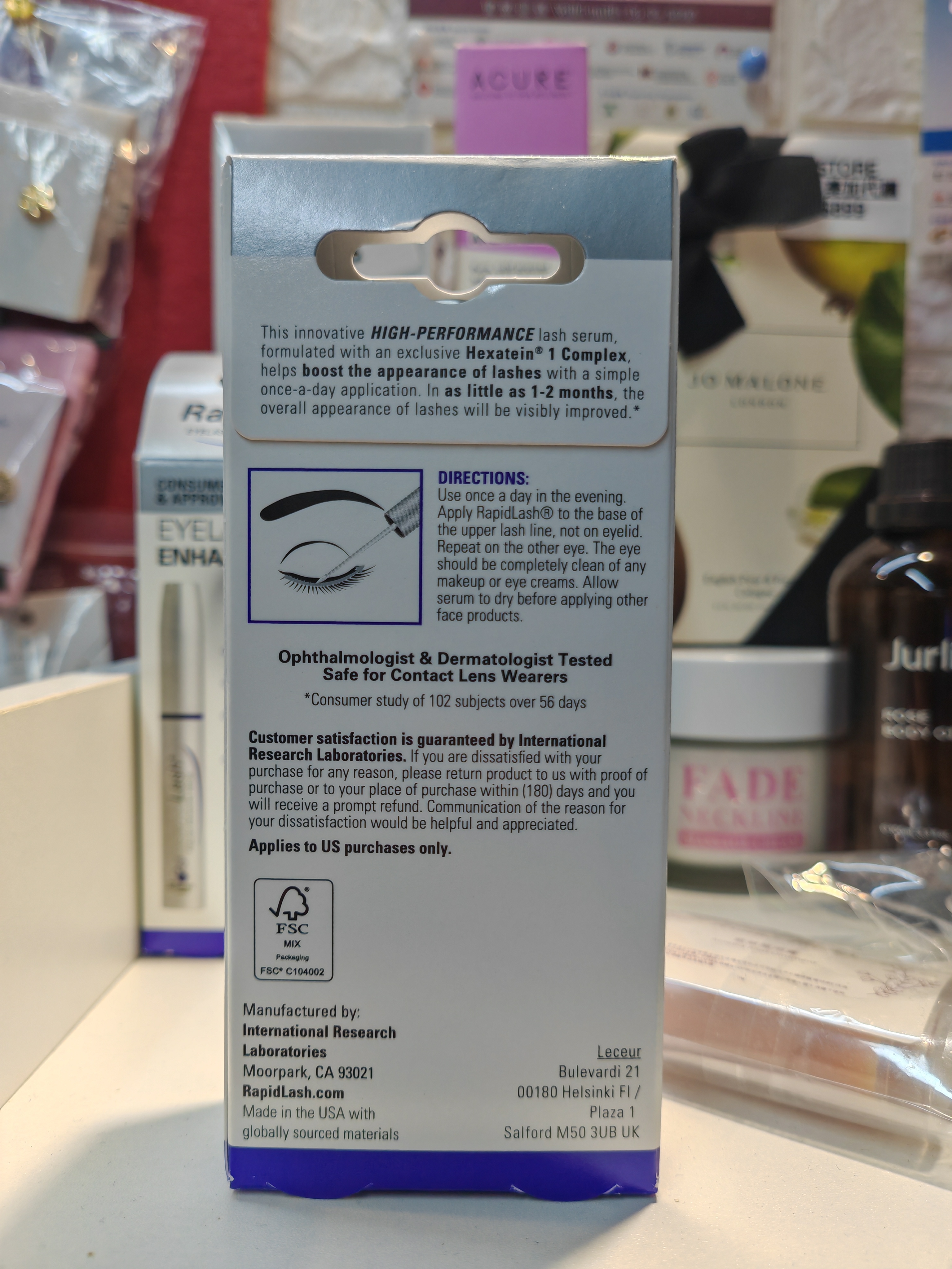 香港現貨-美國 Rapidlash 快速睫毛生長精華液 3ml