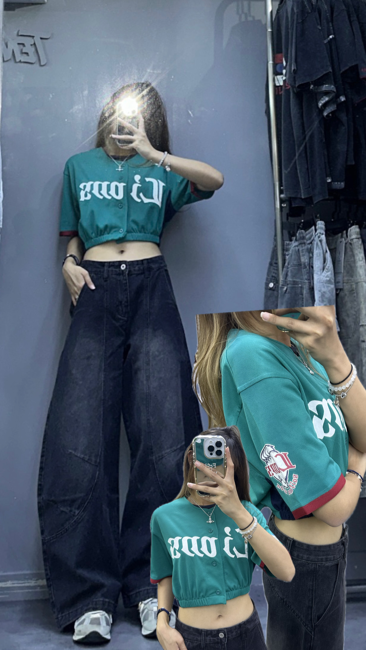 Remake Baseball Crop Top⚾️