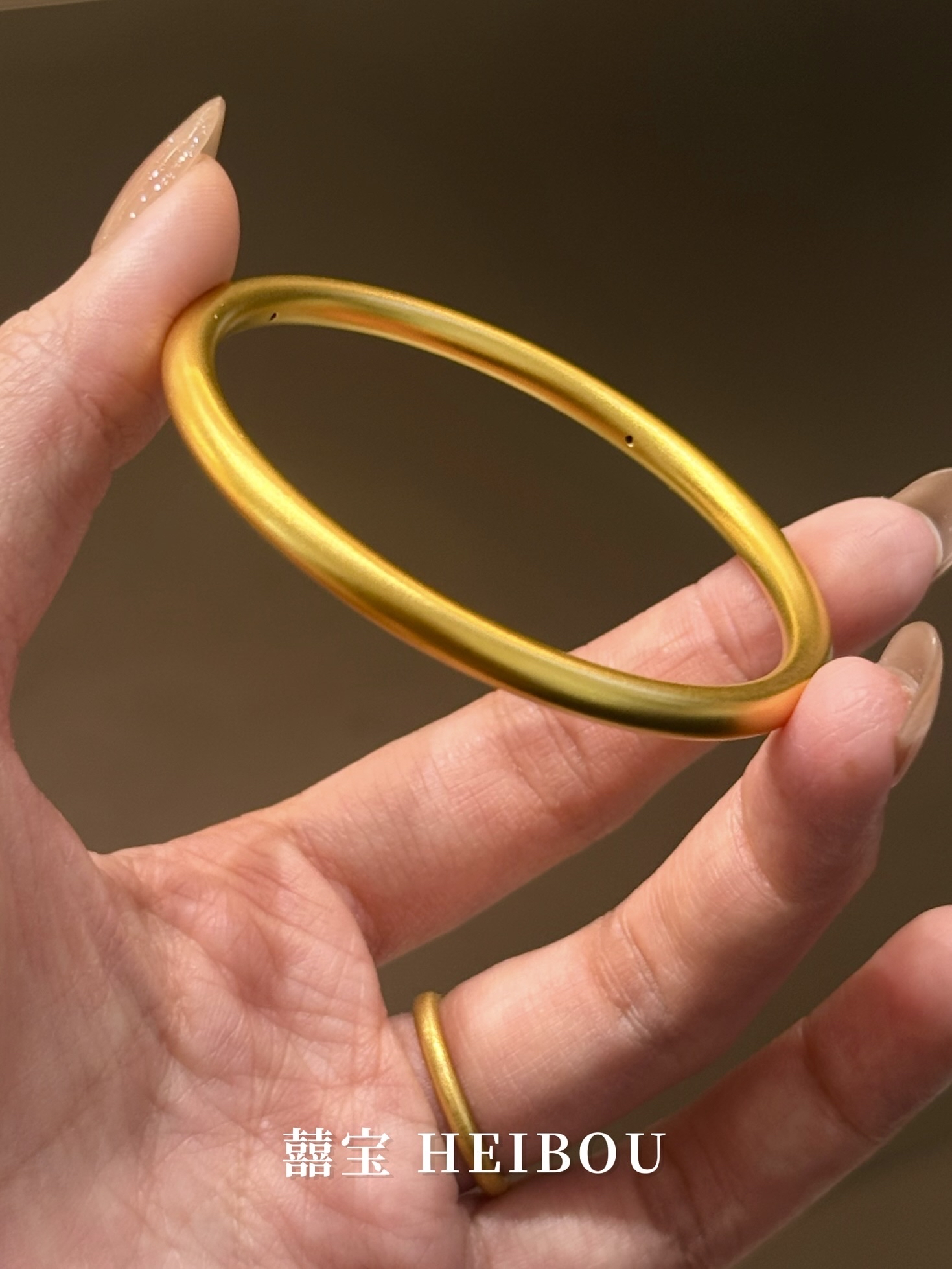 【3D硬金】古法素圈-手镯
