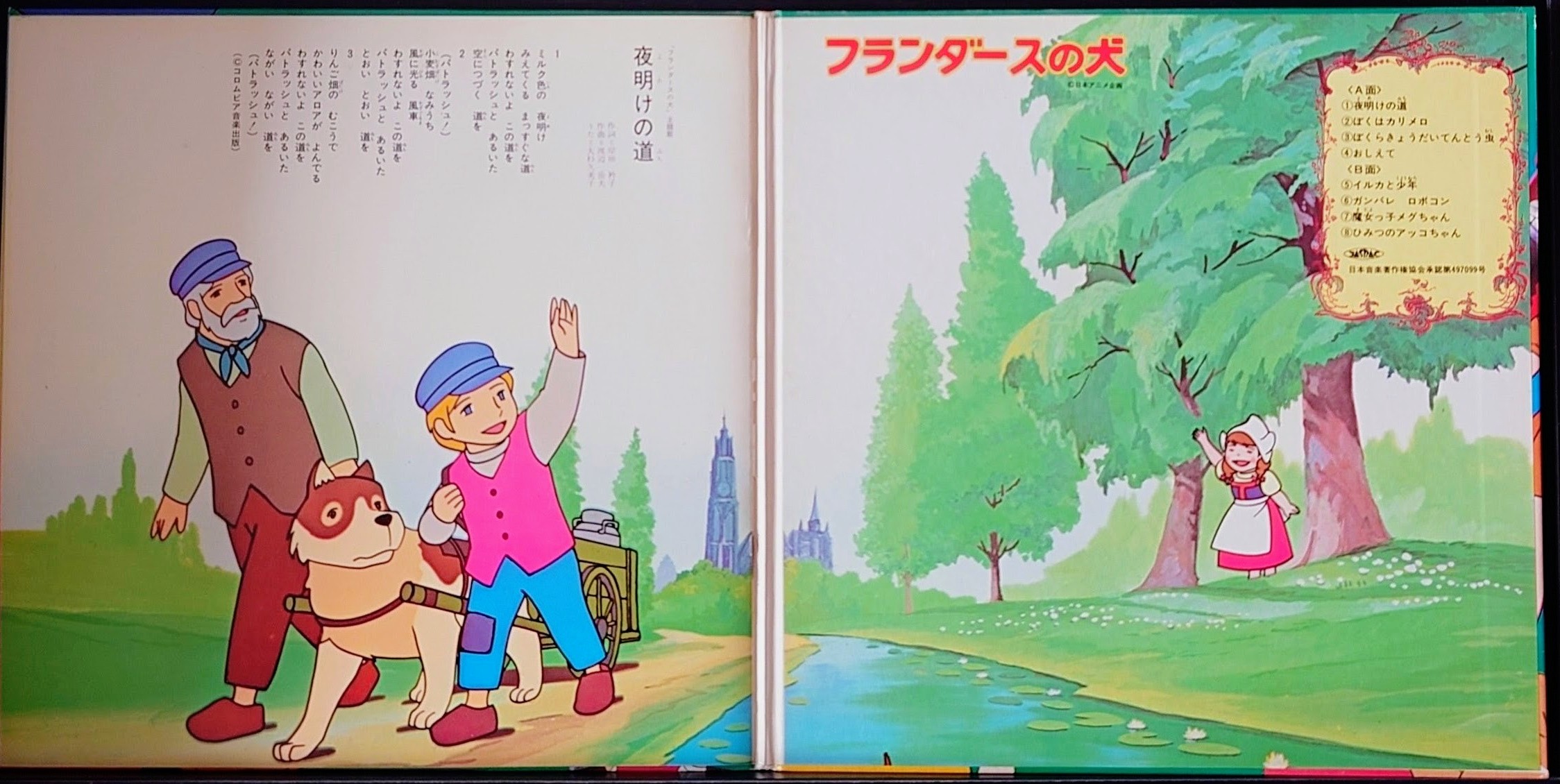 (極罕)  經典昭和動漫 < 電視主題歌集 Hit Song Big 8 > 1976  8寸紅膠專輯