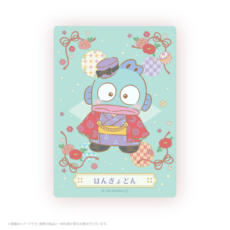 日本預訂📍日本Sanrio和風和服造型透明卡片 2026年2月下旬出貨